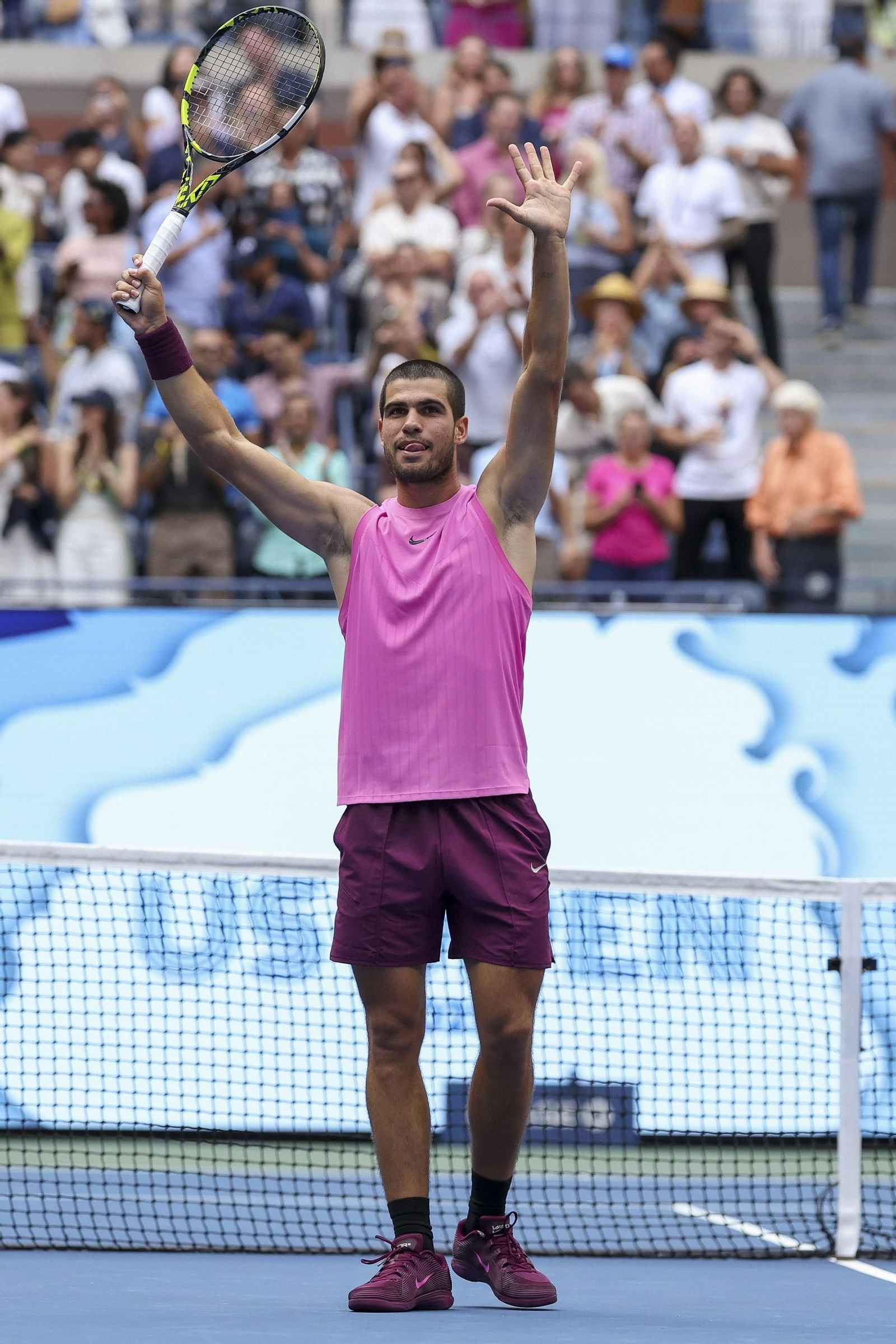 Las fotos del pase a la final de Alcaraz ante Djokovic