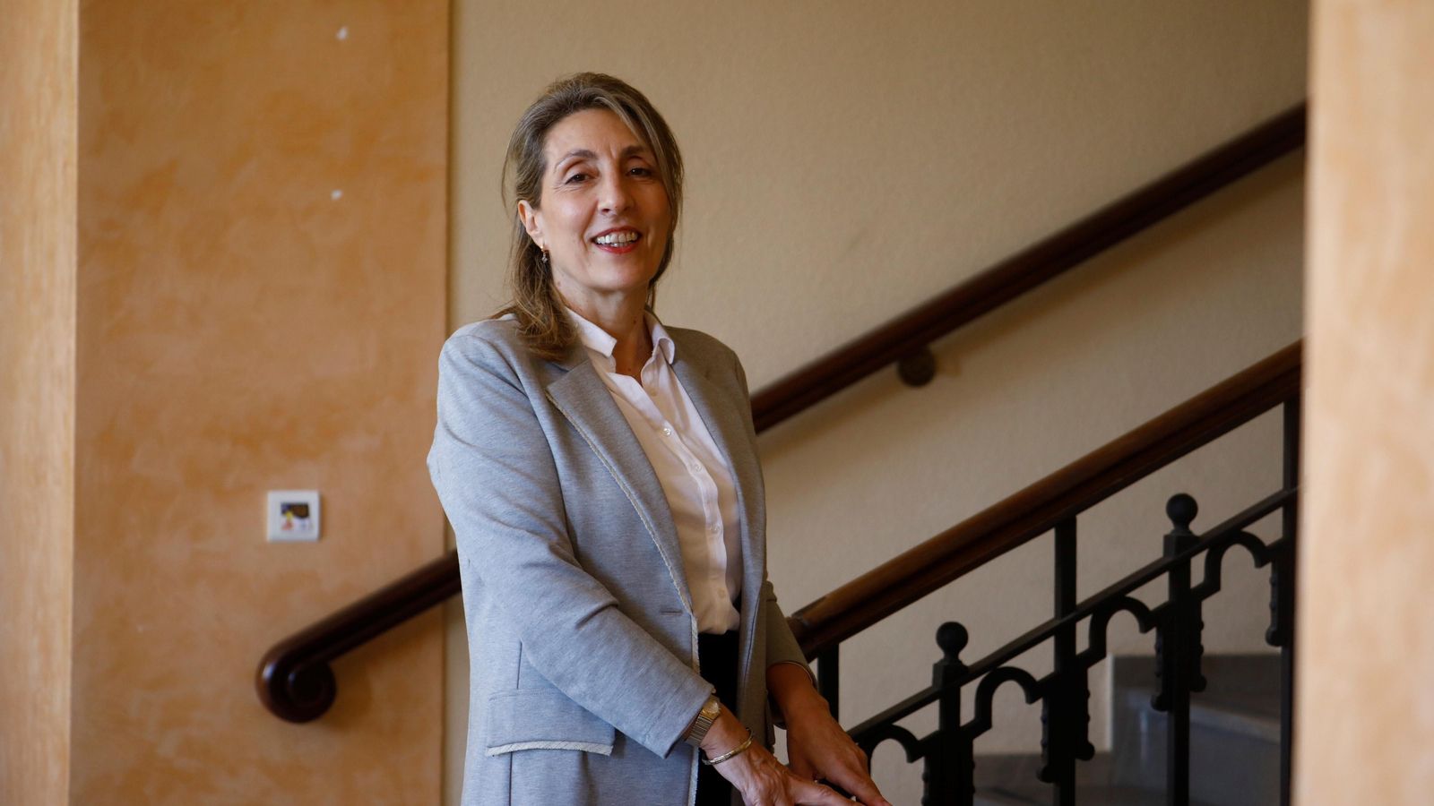 Un momento de la entrevista a la directora de la Etsiam. Un momento de la entrevista a la directora de la Etsiam.