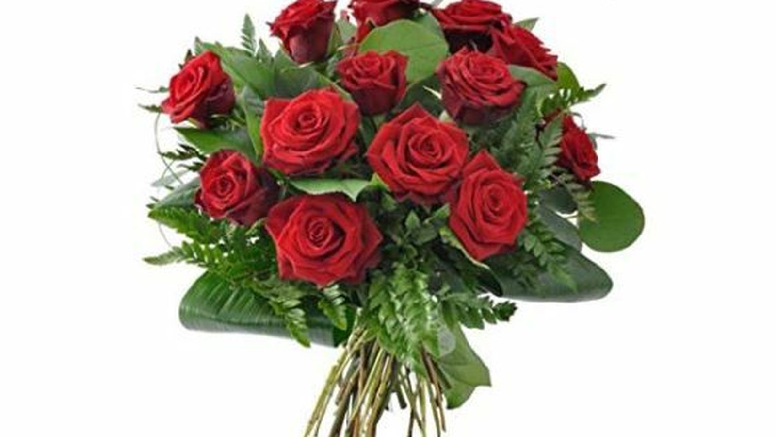 Ramo de rosas rojas.