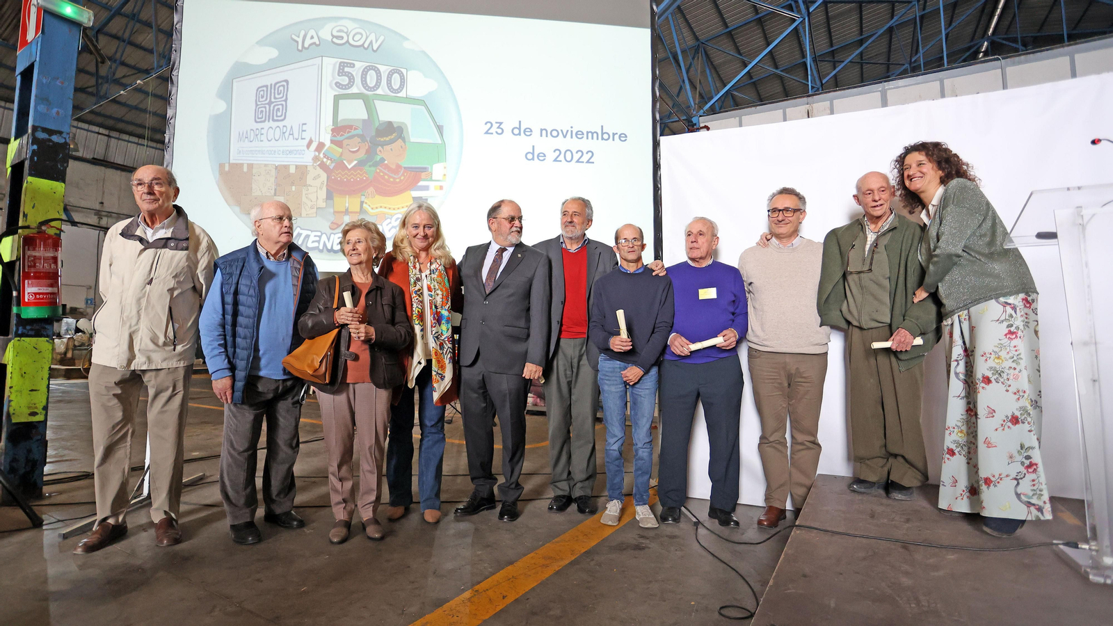 Contenedor 500 de Madre Coraje en Jerez