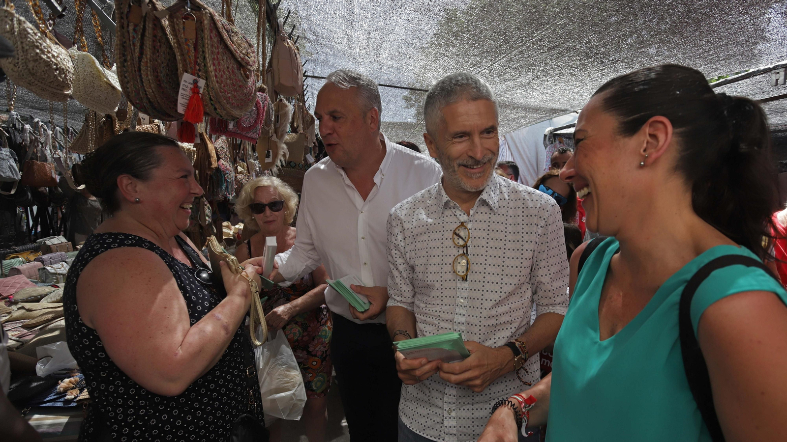 Fotos del acto de campaña de Fernando Grande-Marlaska en San Roque