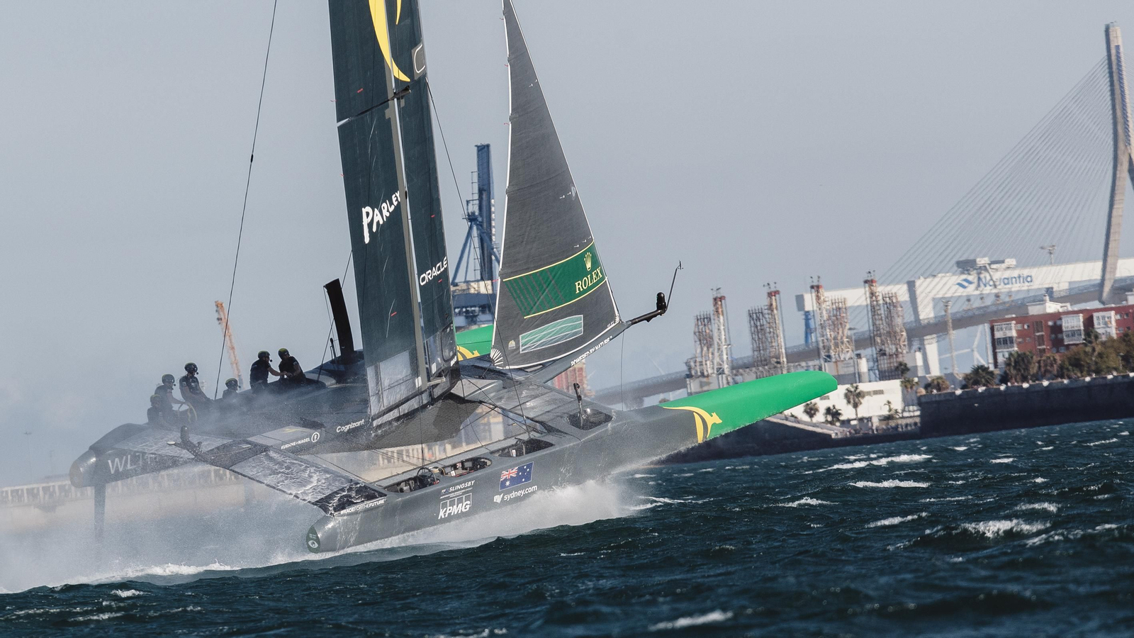 Las imágenes de la final de la SailGP en Cádiz