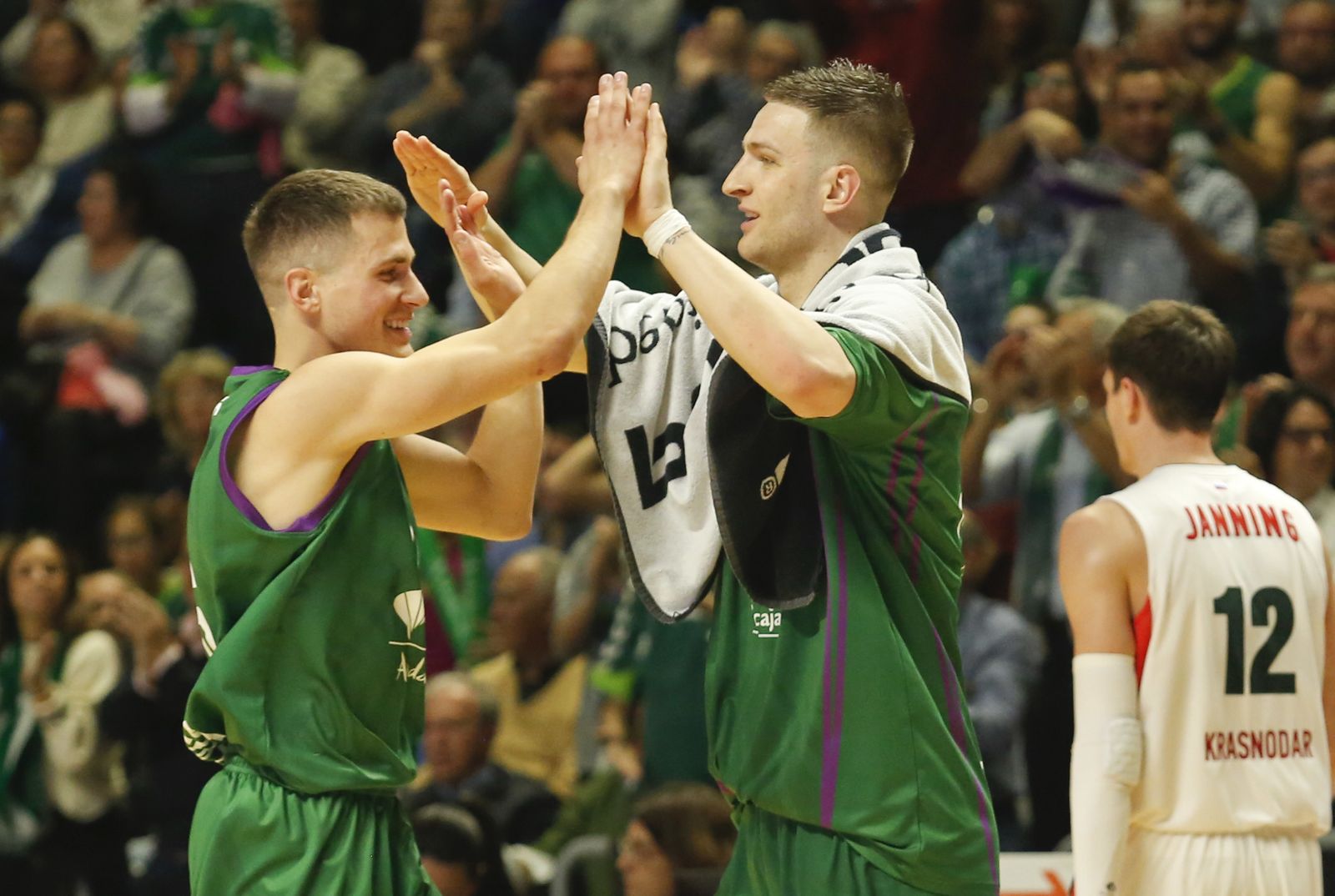 Las imágenes del Unicaja-Lokomotiv