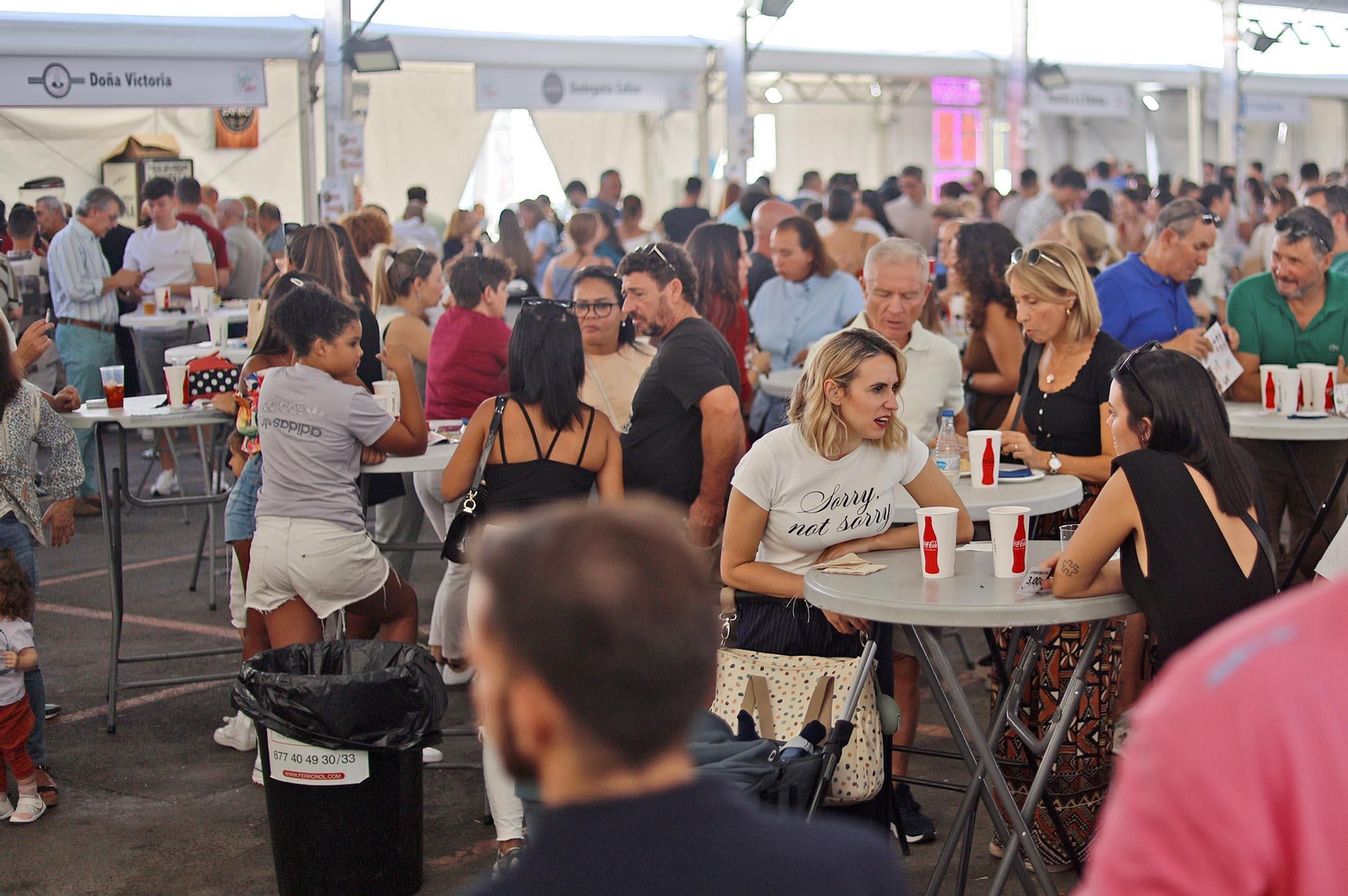 Imágenes de la Feria de la Tapa de Huelva en la mañana del domingo