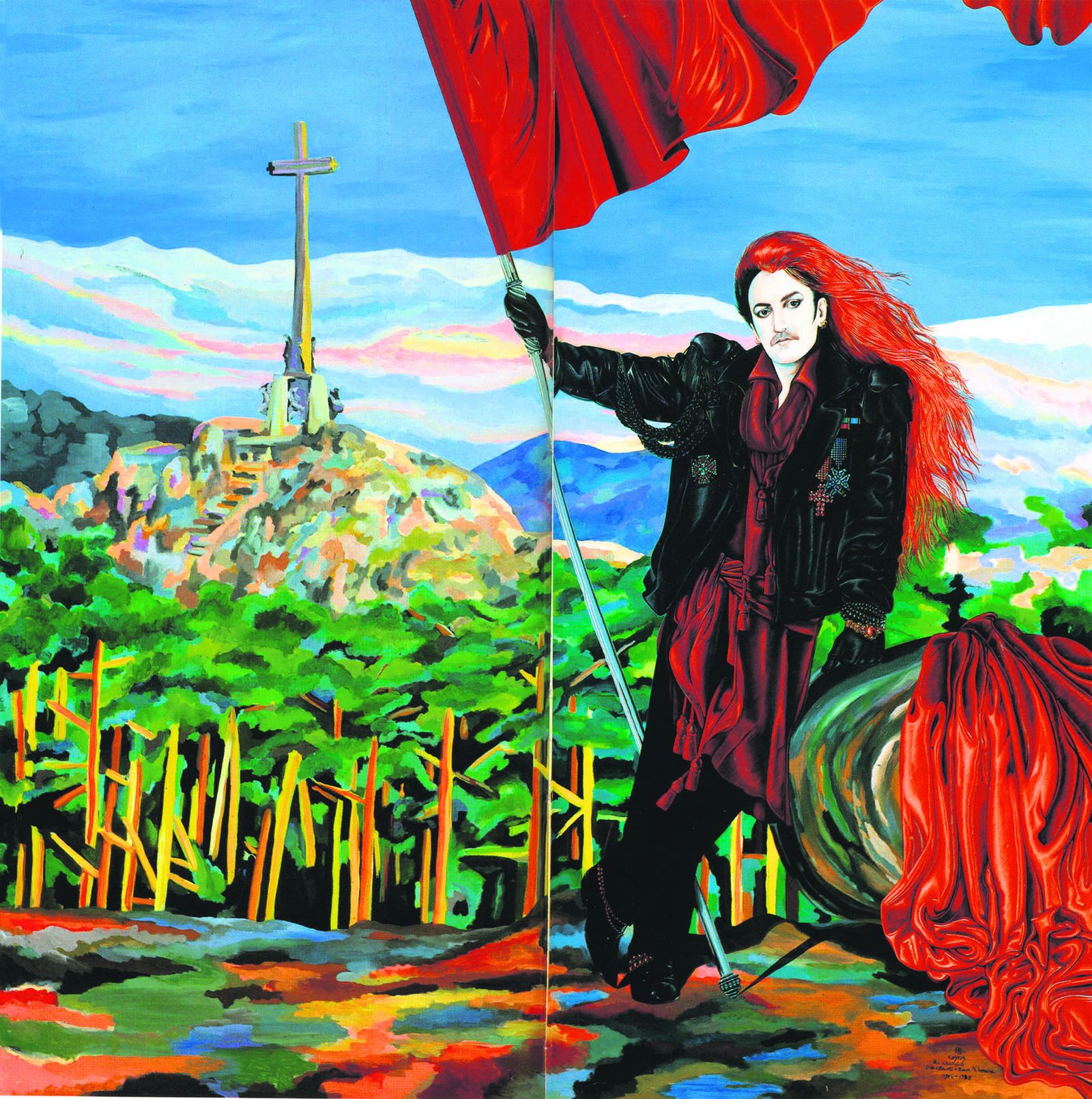 Obra 'Caudillo', en la que se representa a Tino Casal.