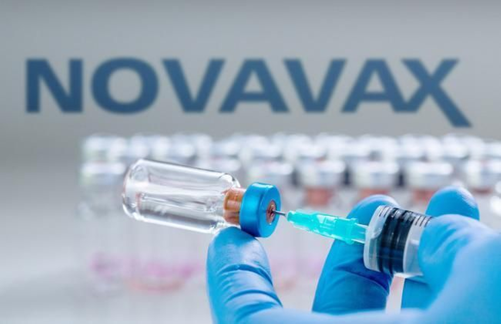Una muestra de la vacuna de Novavax en los laboratorios de la compañía.