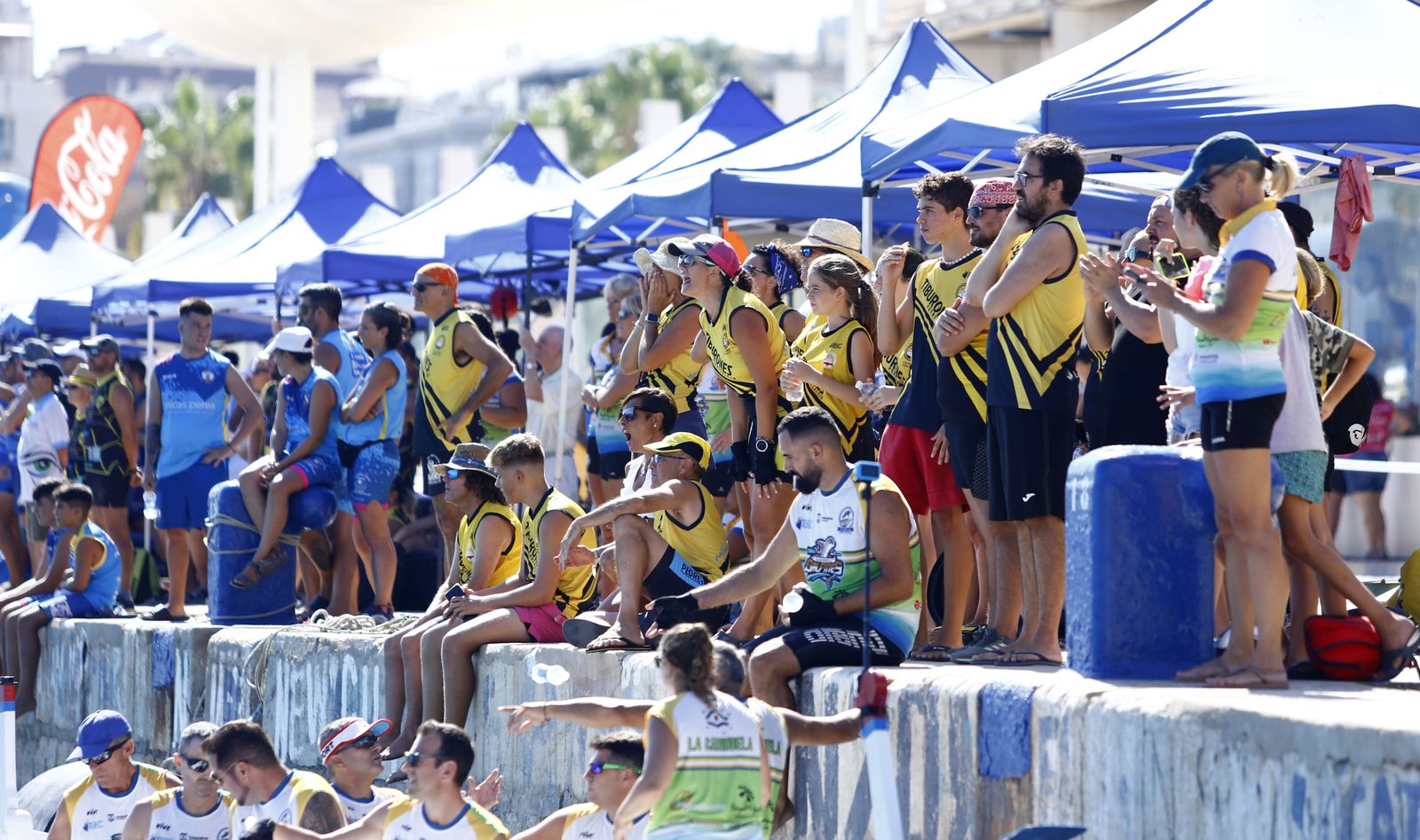 Las fotos de la carrera de jábegas en el puerto de Málaga