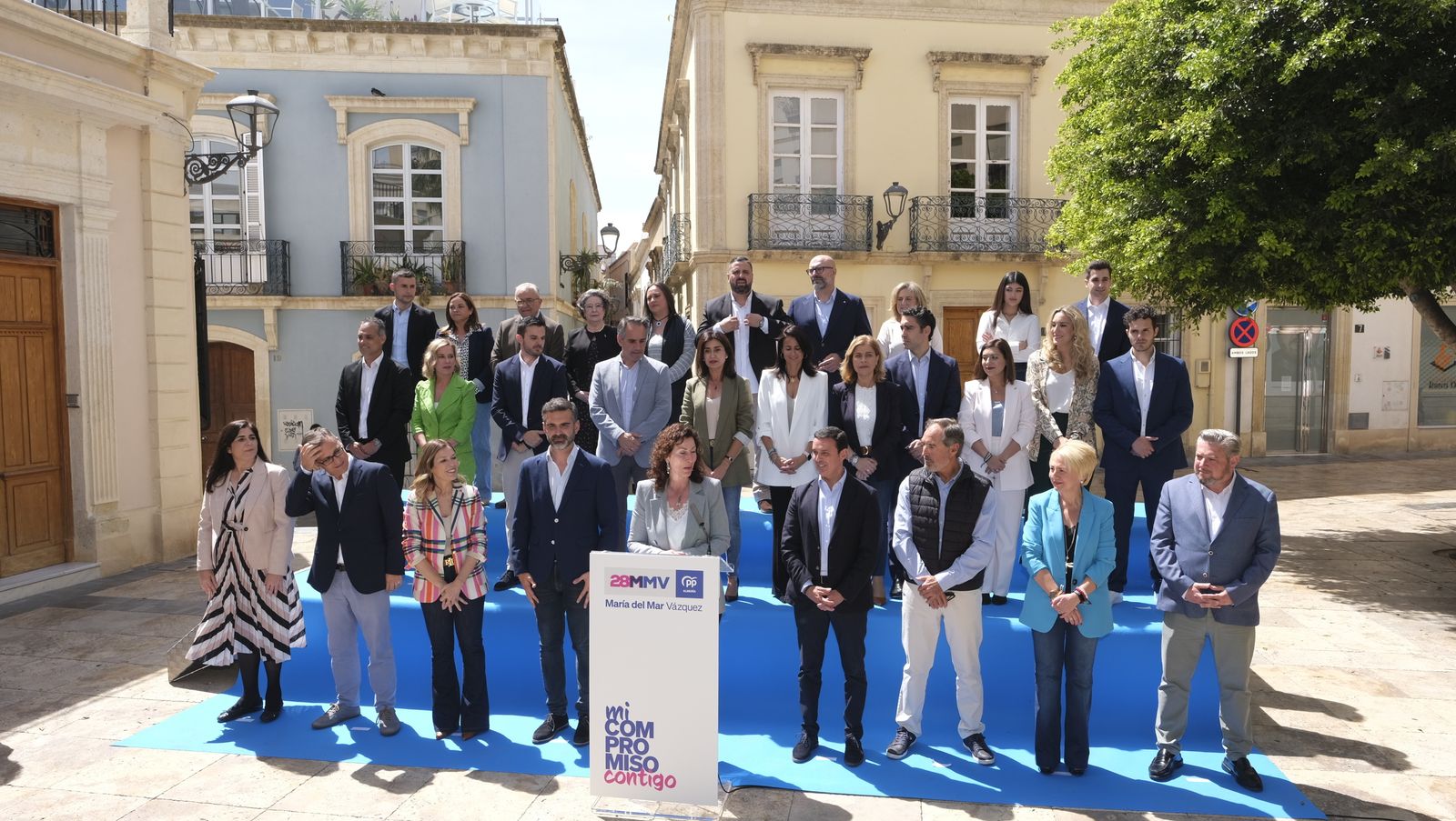 Imágenes de la presentación de la candidatura municipal del PP a Almería capital