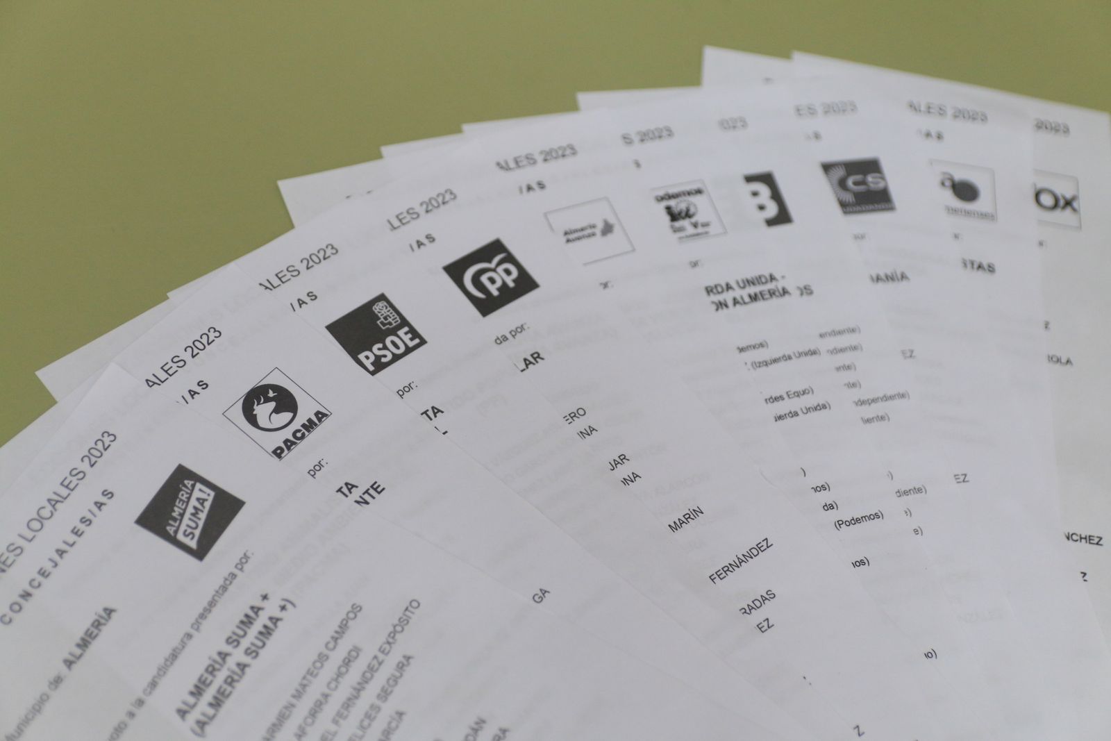 Imágenes de las votaciones en las Elecciones Municipales 2023, en Almería capital