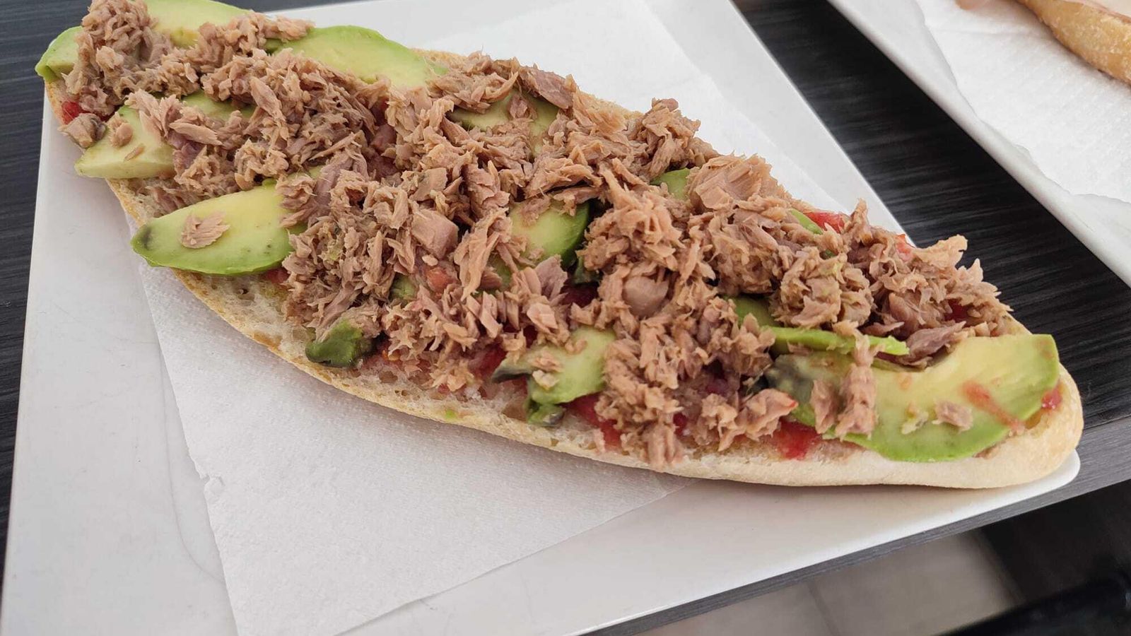 La famosa tostada Jordi Dann.