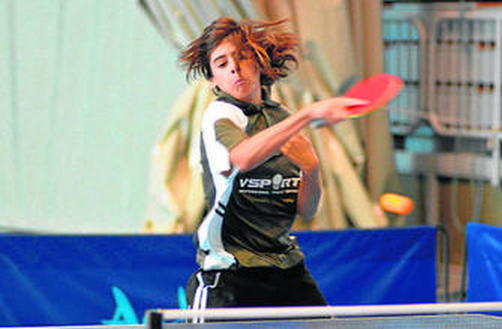 Miguel Rodríguez, joven valor del tenis de mesa ayamontino.