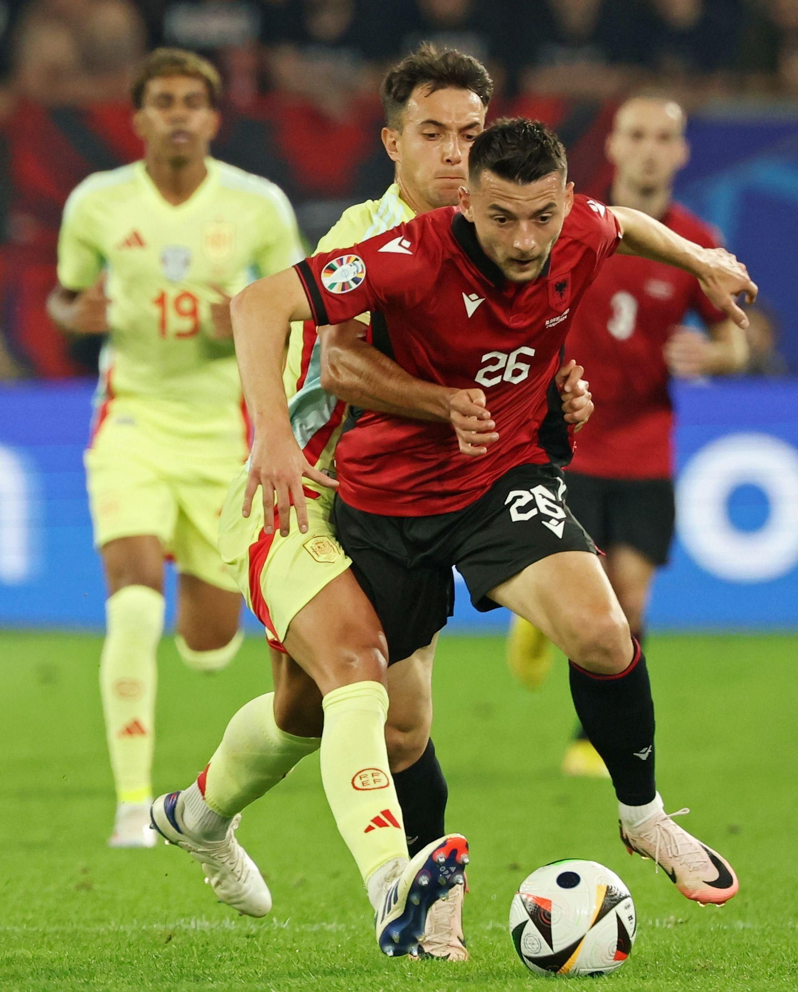 Las fotos del Albania - España