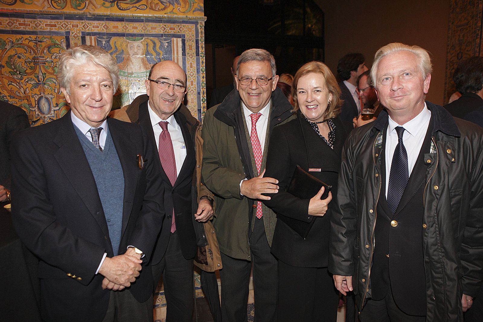 José María de la Cuadra, José María Loring, Ignacio Lojendio, María Osborne y Alberto Ybarra.