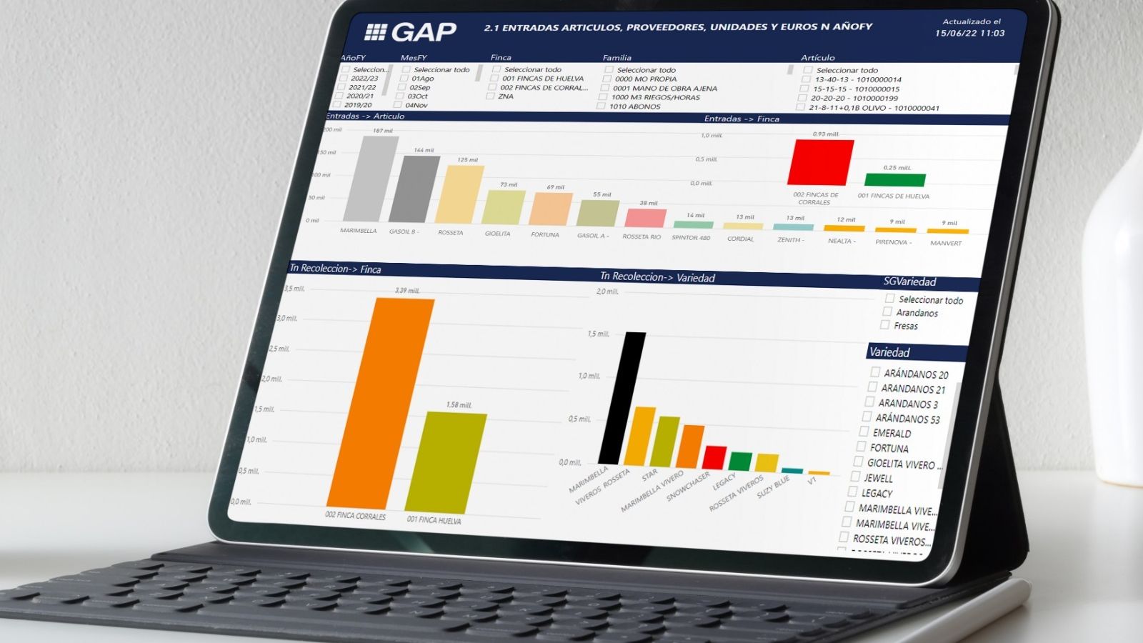Programa de gestión de explotaciones de cultivo