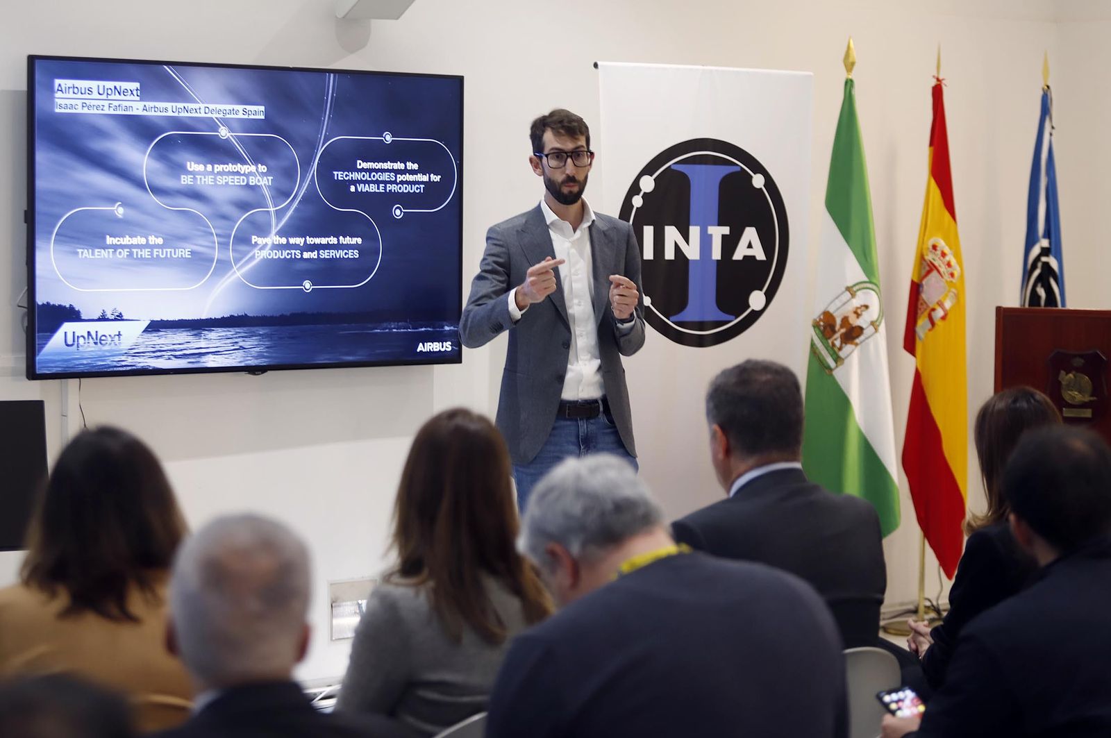 Imágenes del ensayo del demostrador Auto´Mate en el INTA, Huelva