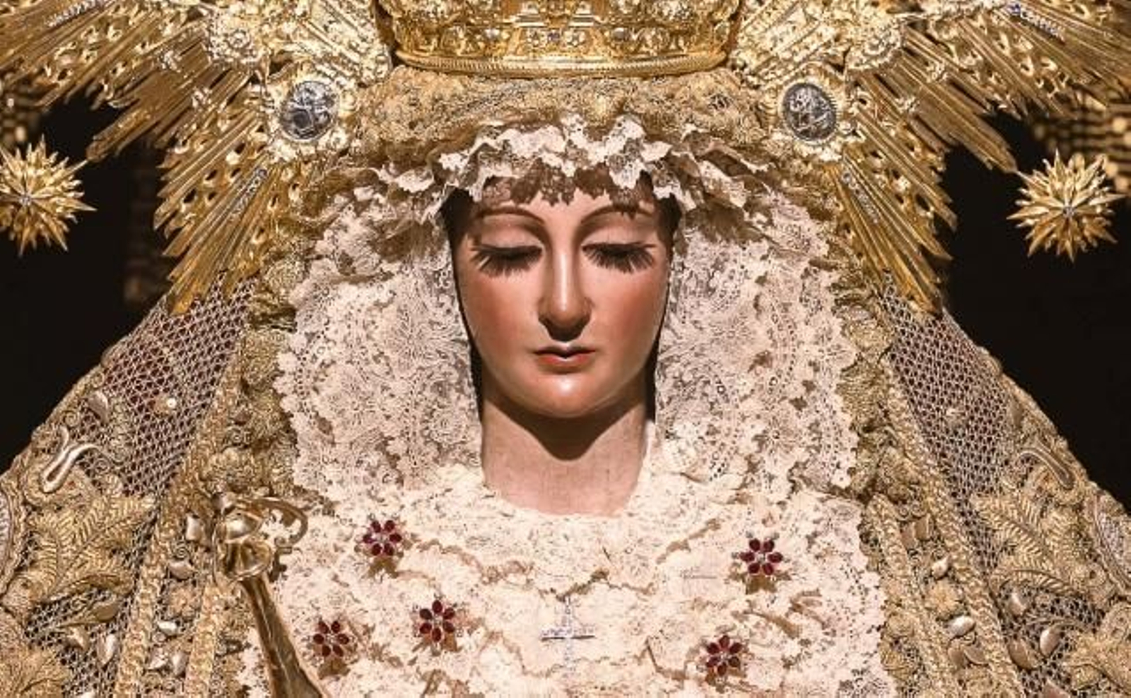 La Soledad de Castilleja, en su paso para esta procesión