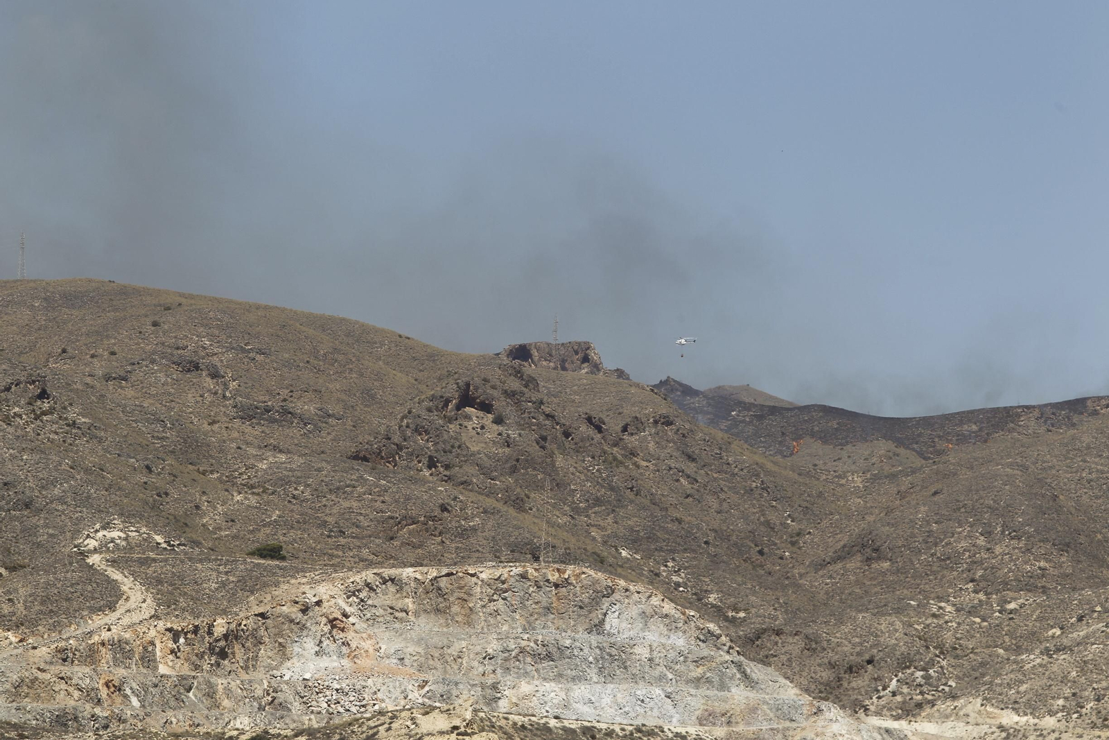 Fotogalería incendio forestal Paraje Majada del Aguilón. Huércal de Almería