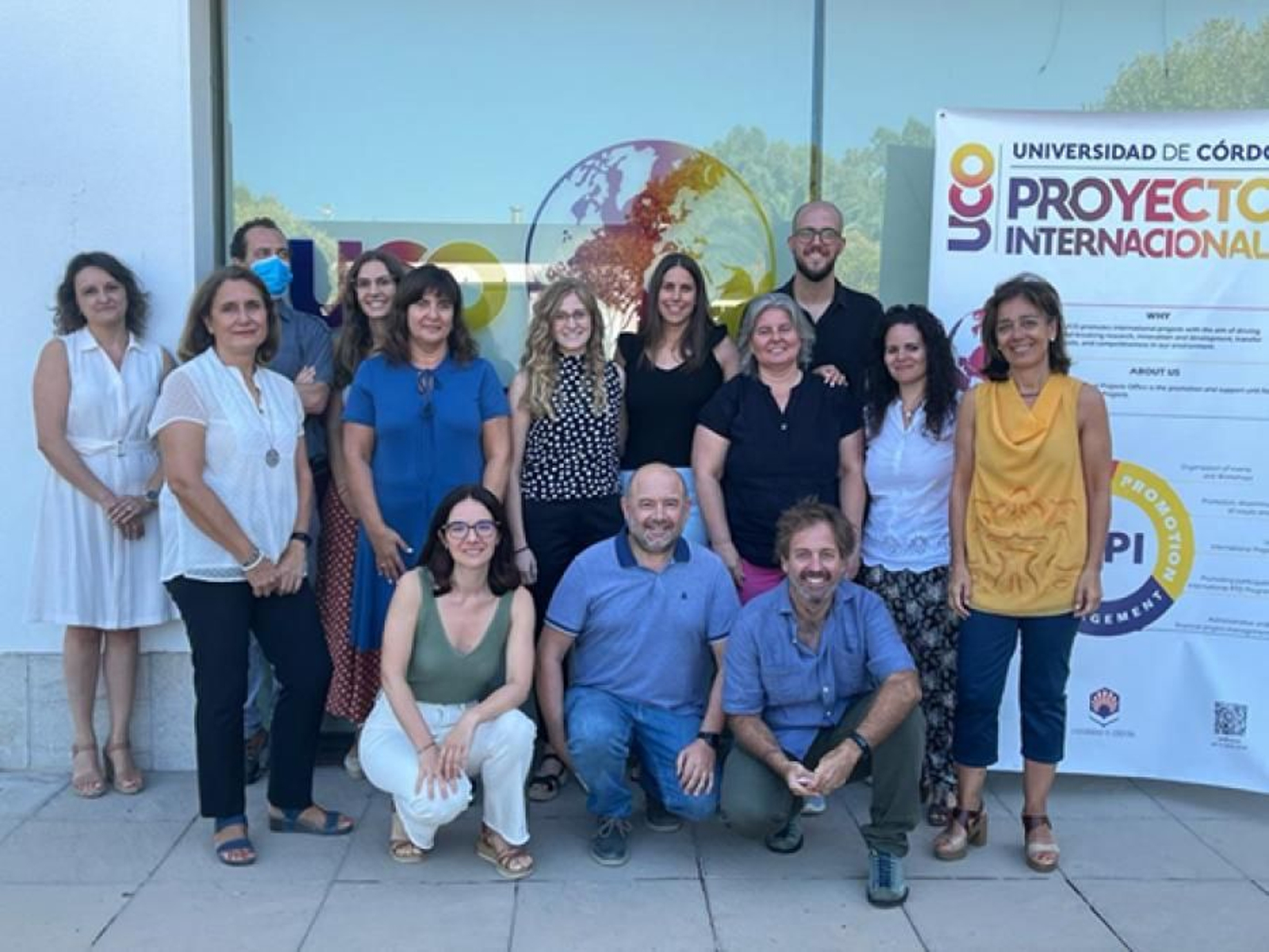 Miembros de la Oficina de Proyectos Internacionales de la UCO durante 2022. Miembros de la Oficina de Proyectos Internacionales de la UCO durante 2022.