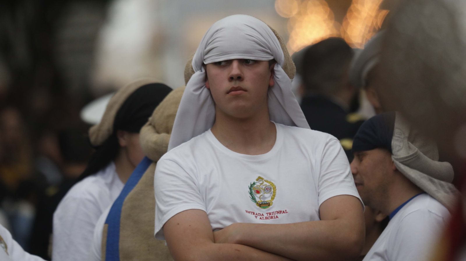 Fotos del Domingo de Ramos en La Línea: La Borriquita y Flagelación