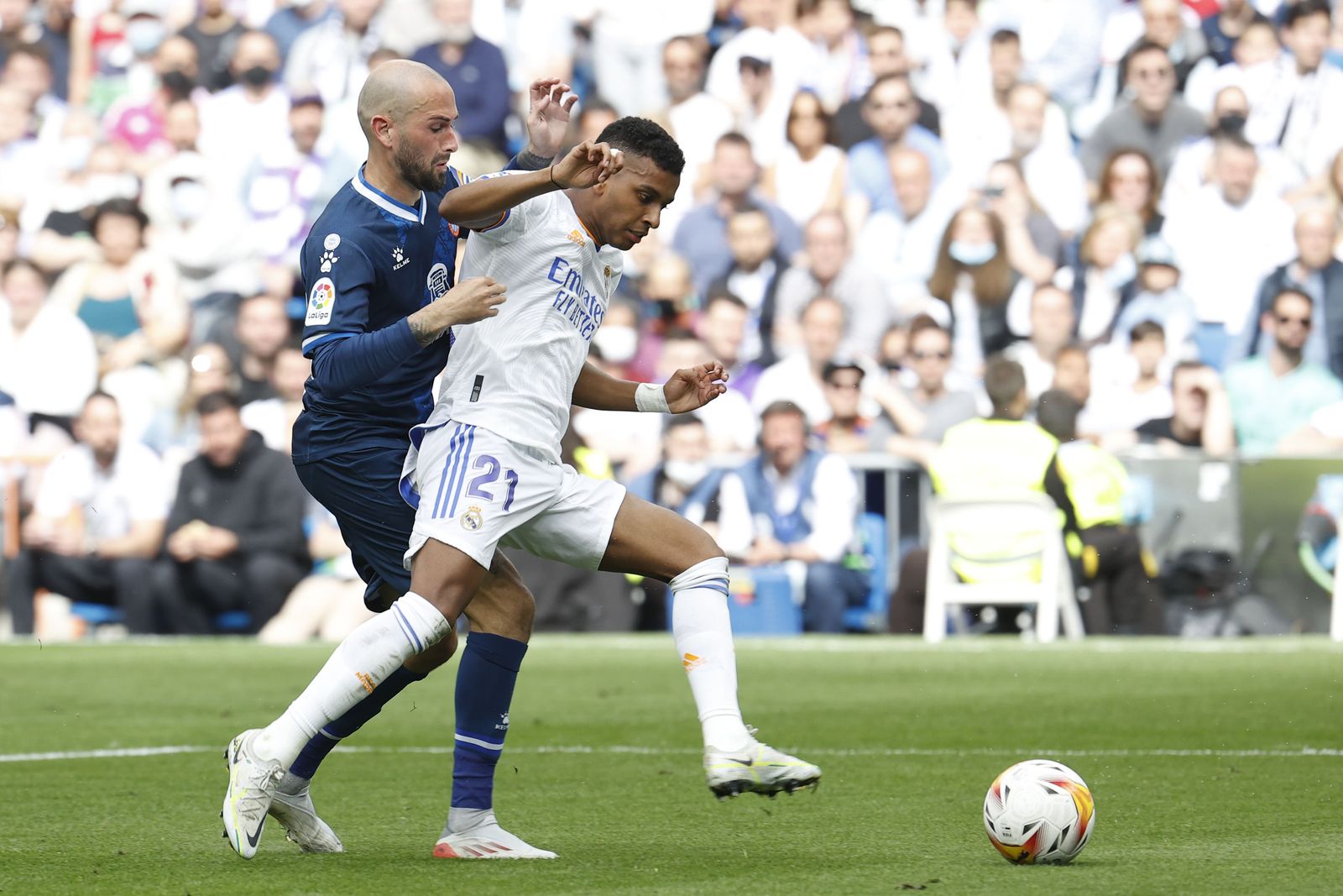 Victoria del Real Madrid y celebración del título de Liga