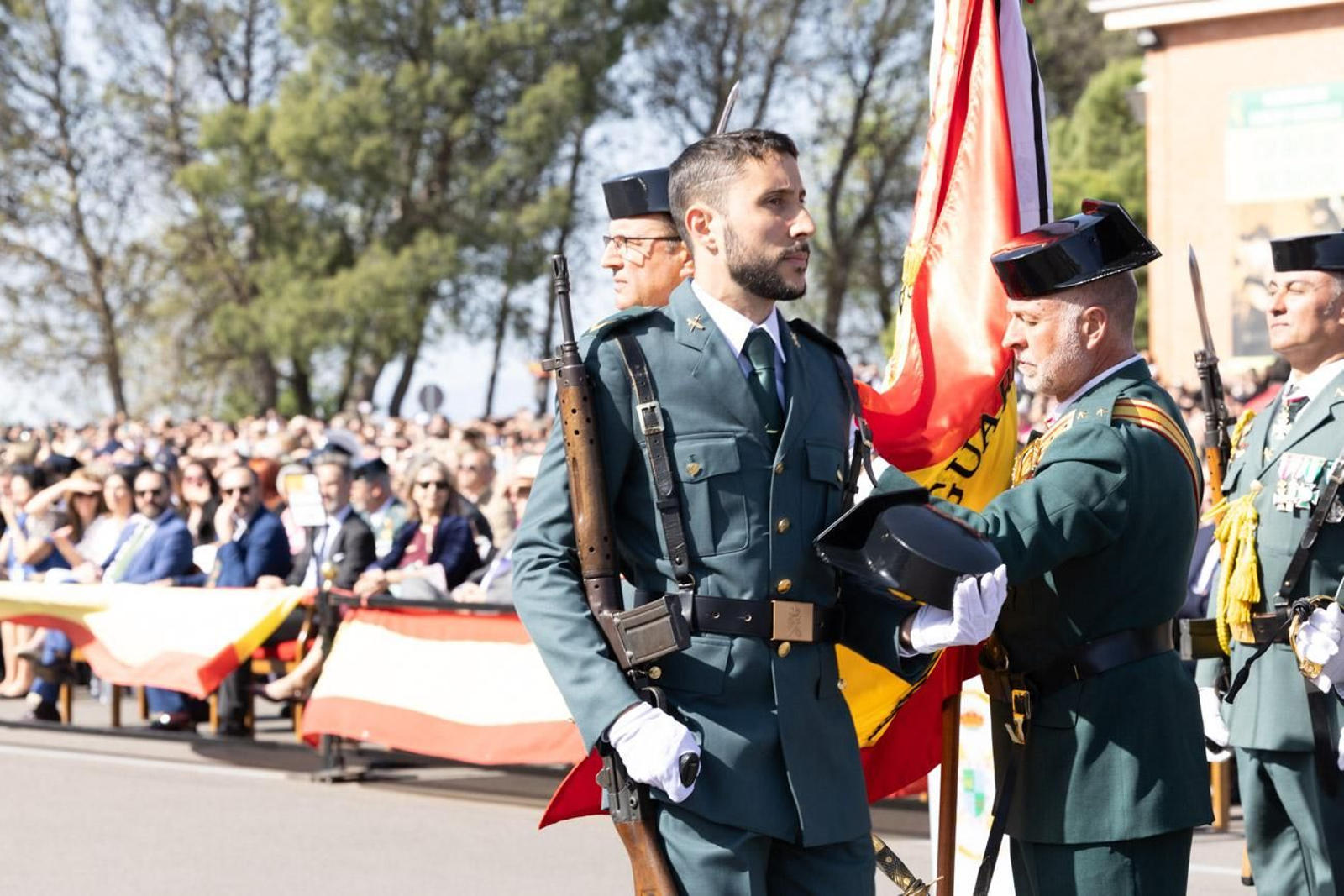 Acto de jura de bandera de la 130ª promoción de guardias civiles de la Academia de Baeza