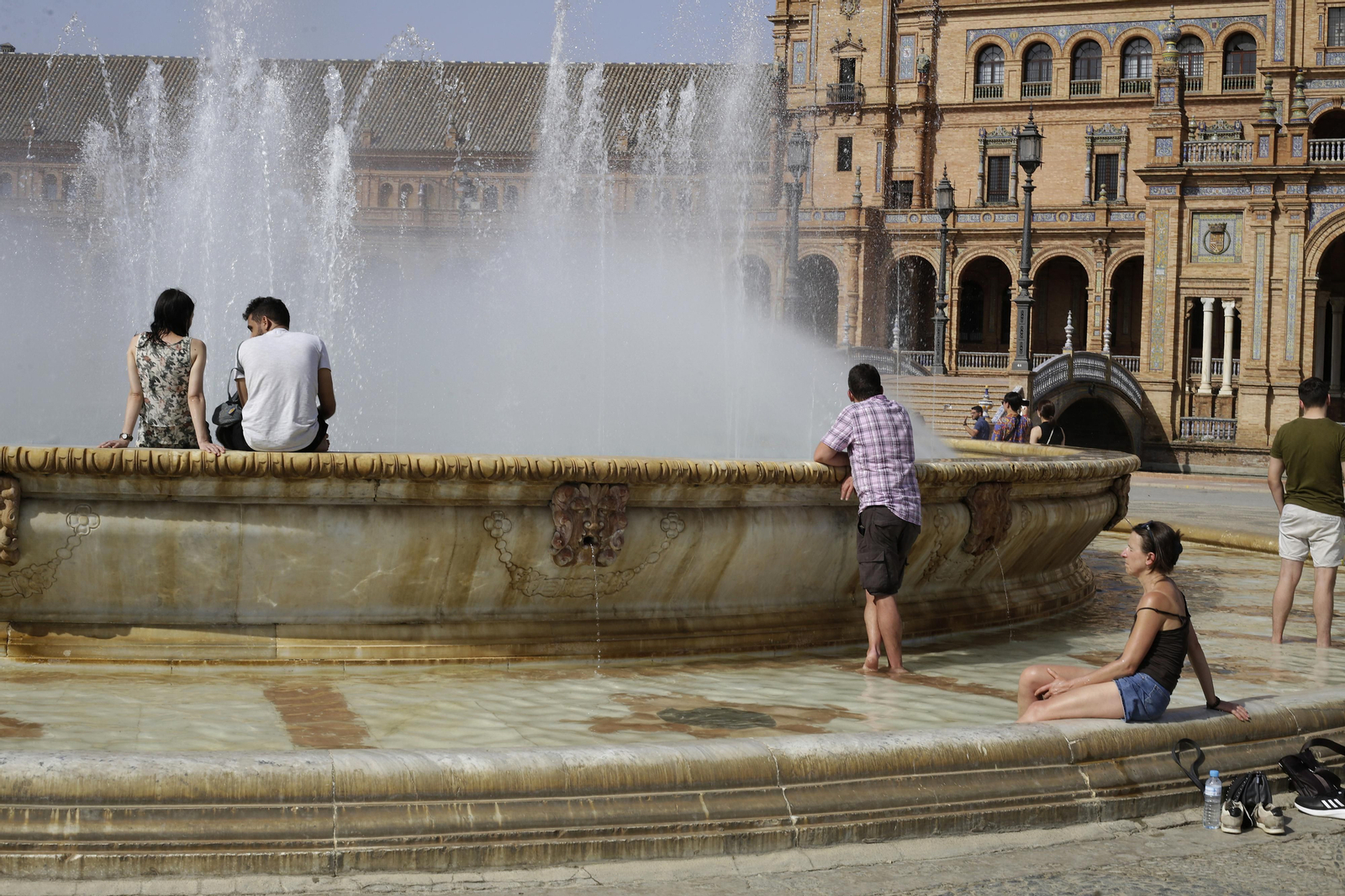 Ola de calor en Sevilla