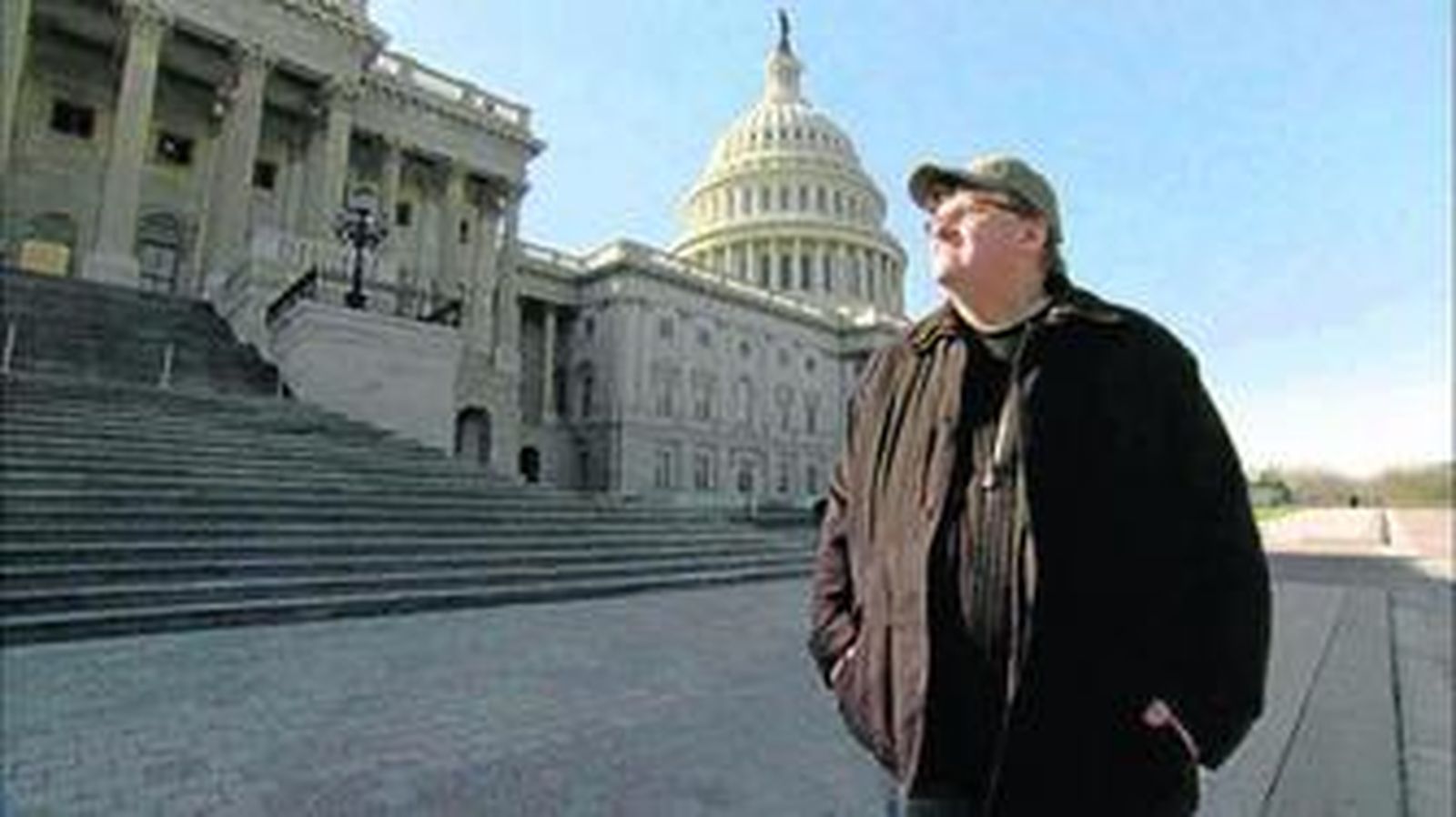 Moore, en un momento del filme.