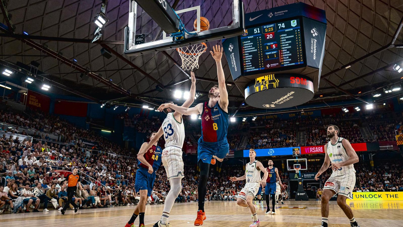 Las fotos del Barça-Unicaja, 2º partido del play off de la ACB