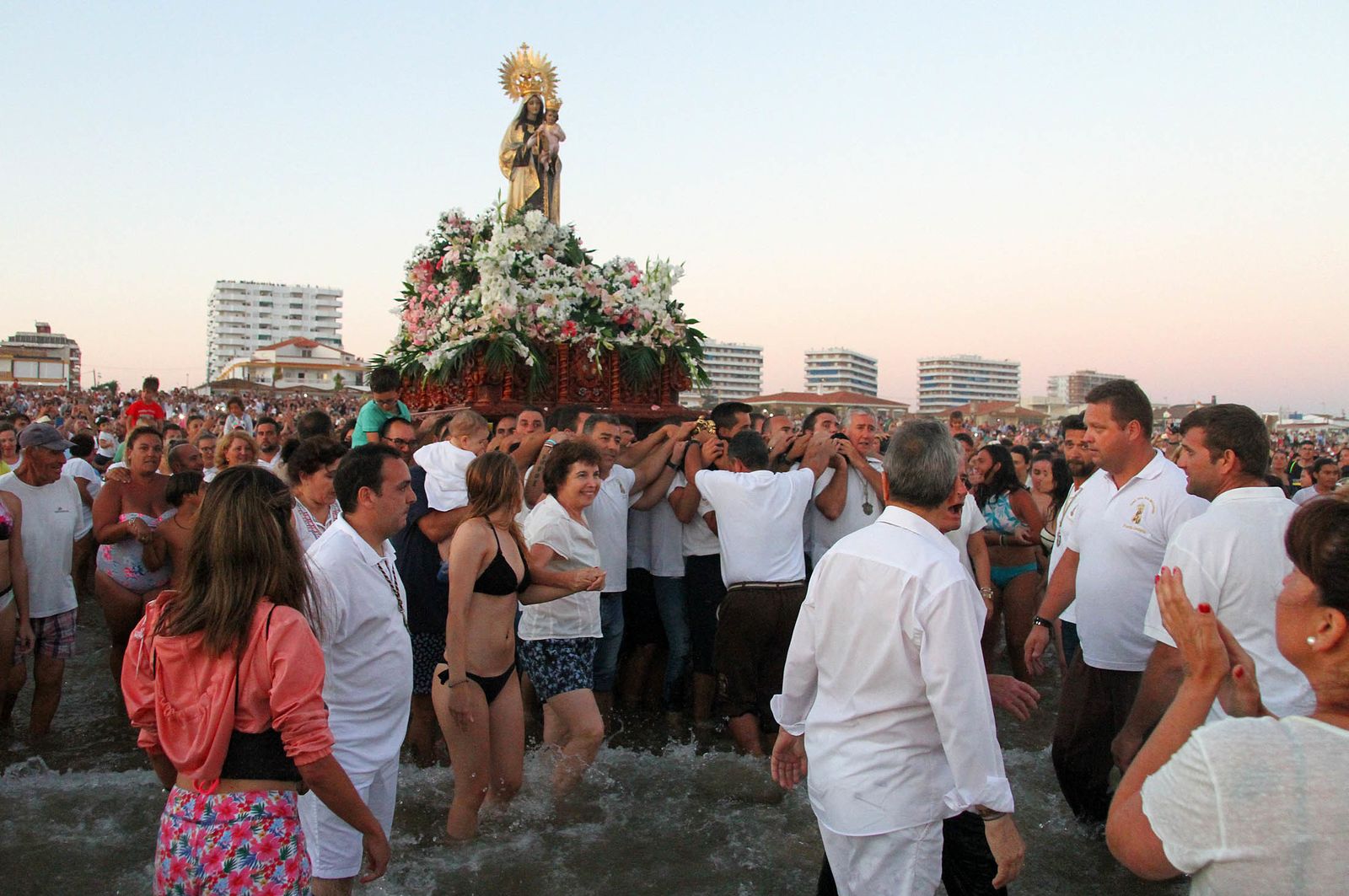 Procesión de la Virgen del Carmen en Punta Umbría