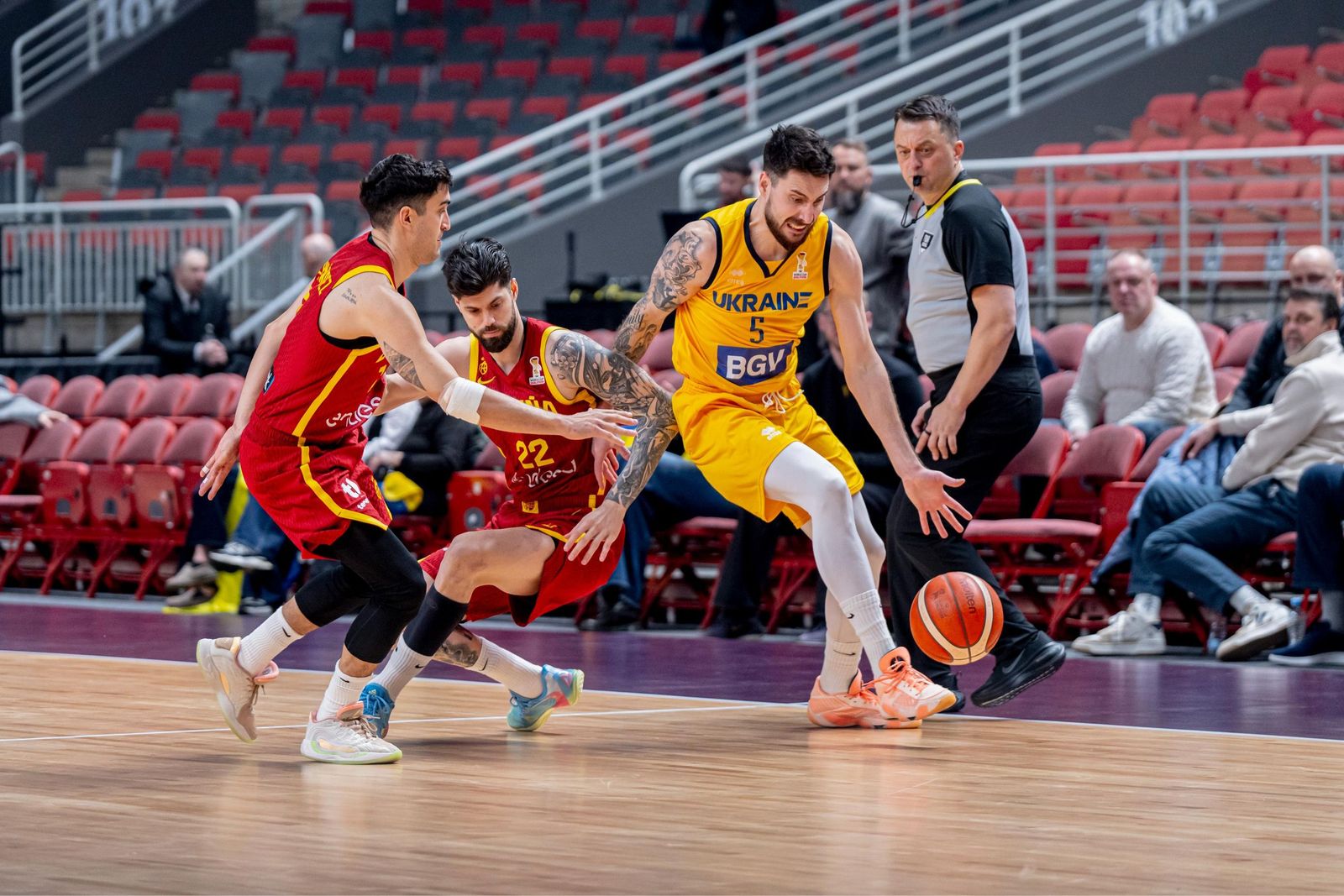 Las mejores fotos del Ucrania-España de baloncesto