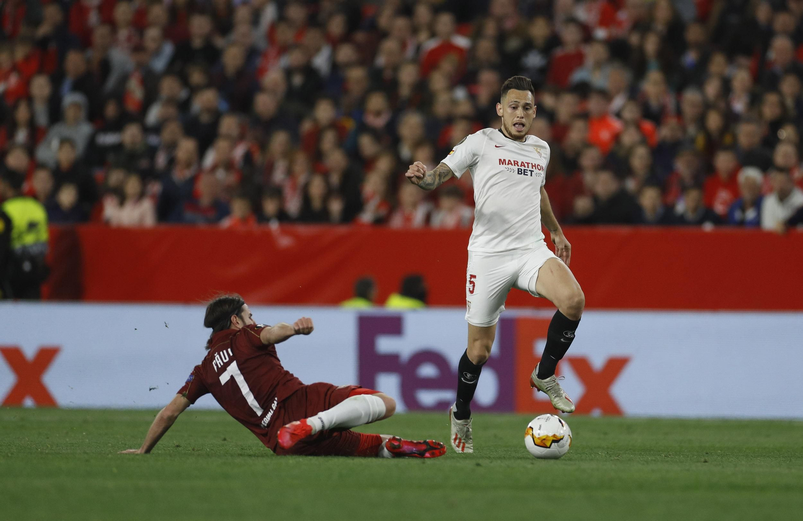 Las imágenes del Sevilla FC- CFR Cluj