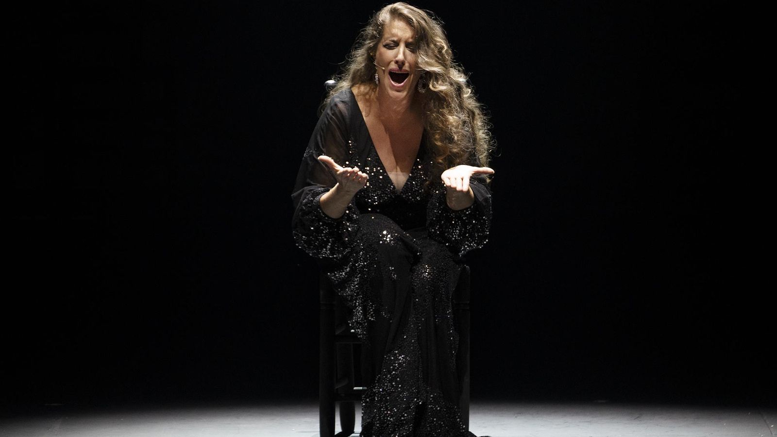 Argentina en el escenario del Teatro de la Maestranza.