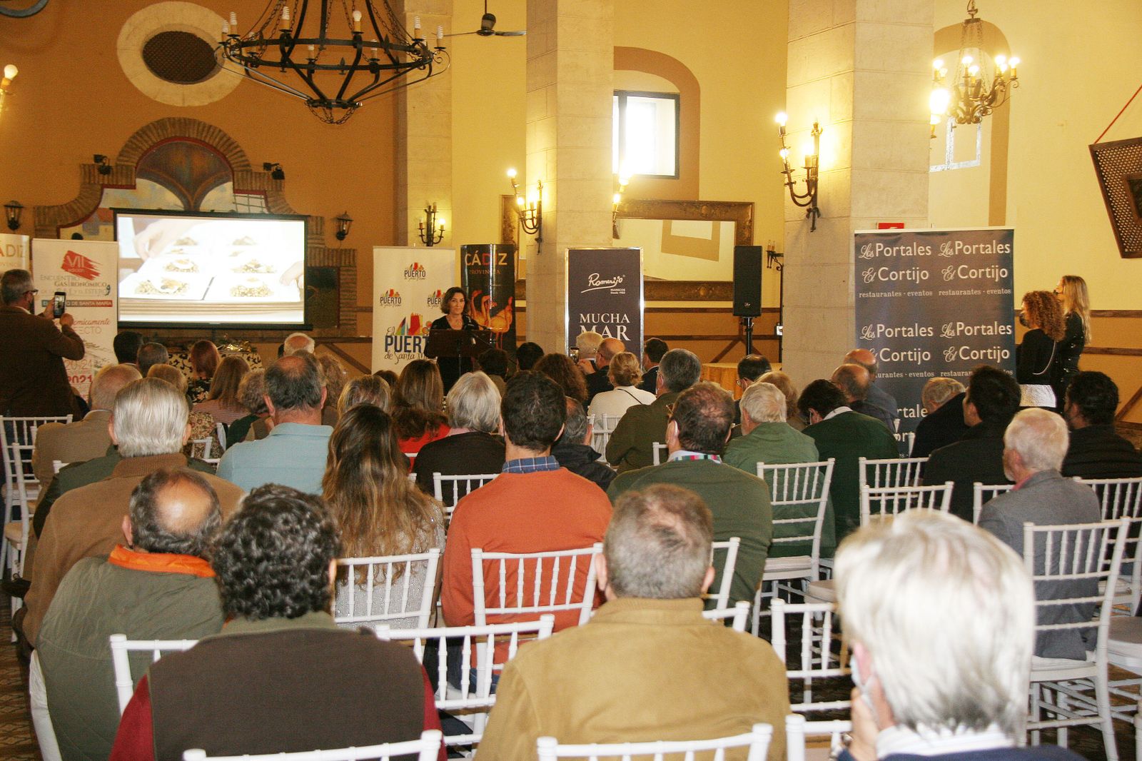 Una imagen de la presentación de Las Jornadas de la Sal y el Estero, que se celebran este fin de semana..