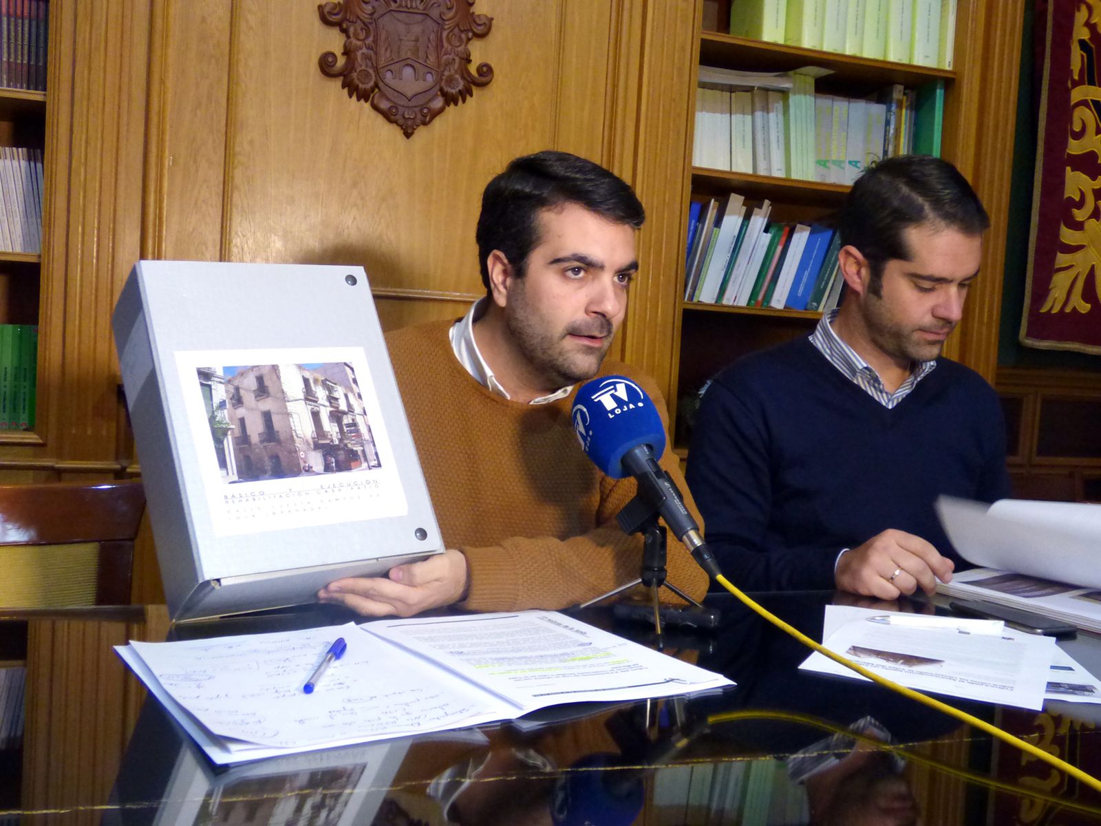 El alcalde de Loja, Joaquín Camacho.