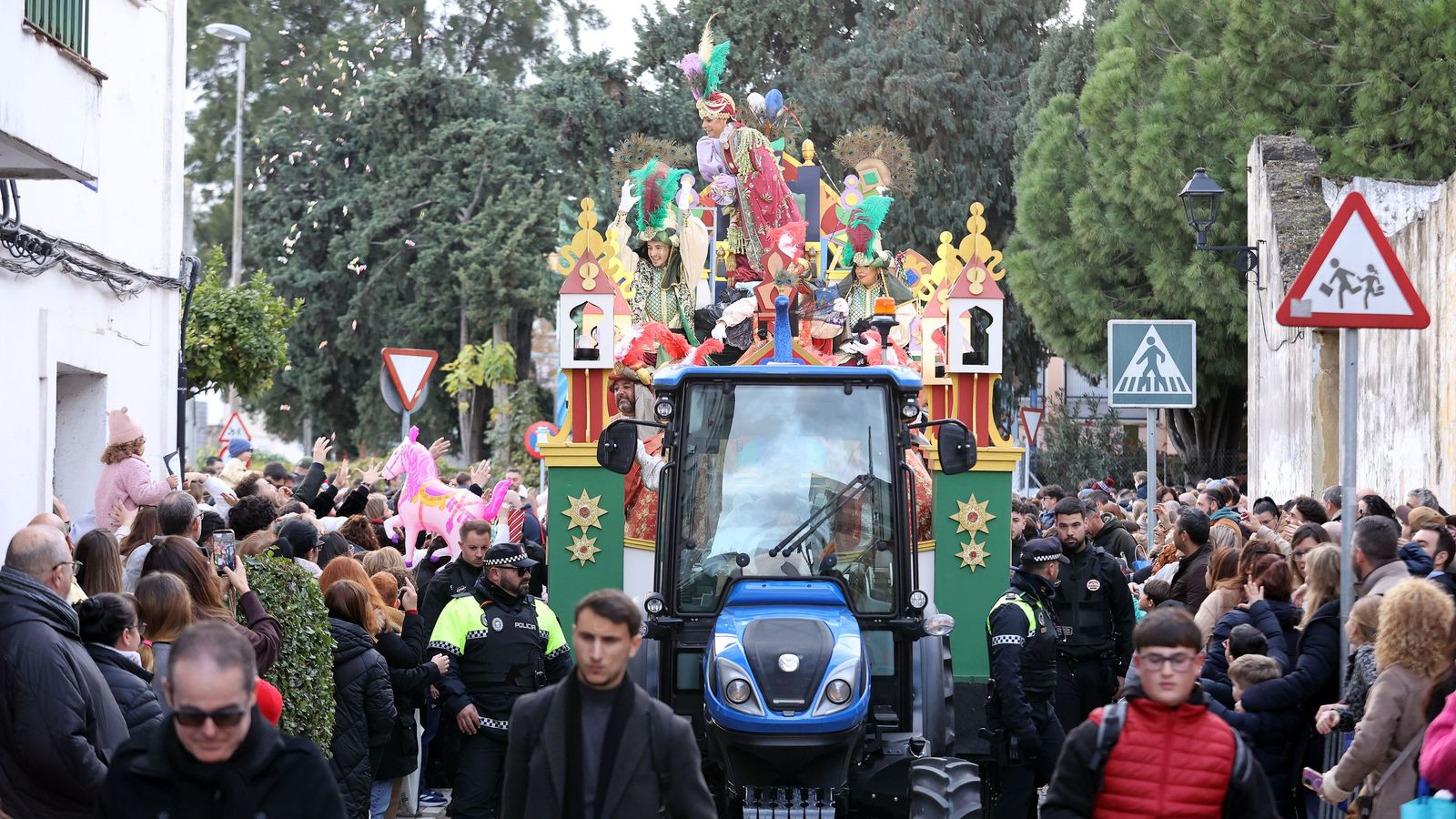 Imágenes de la cabalgata del Cartero Real de Jerez
