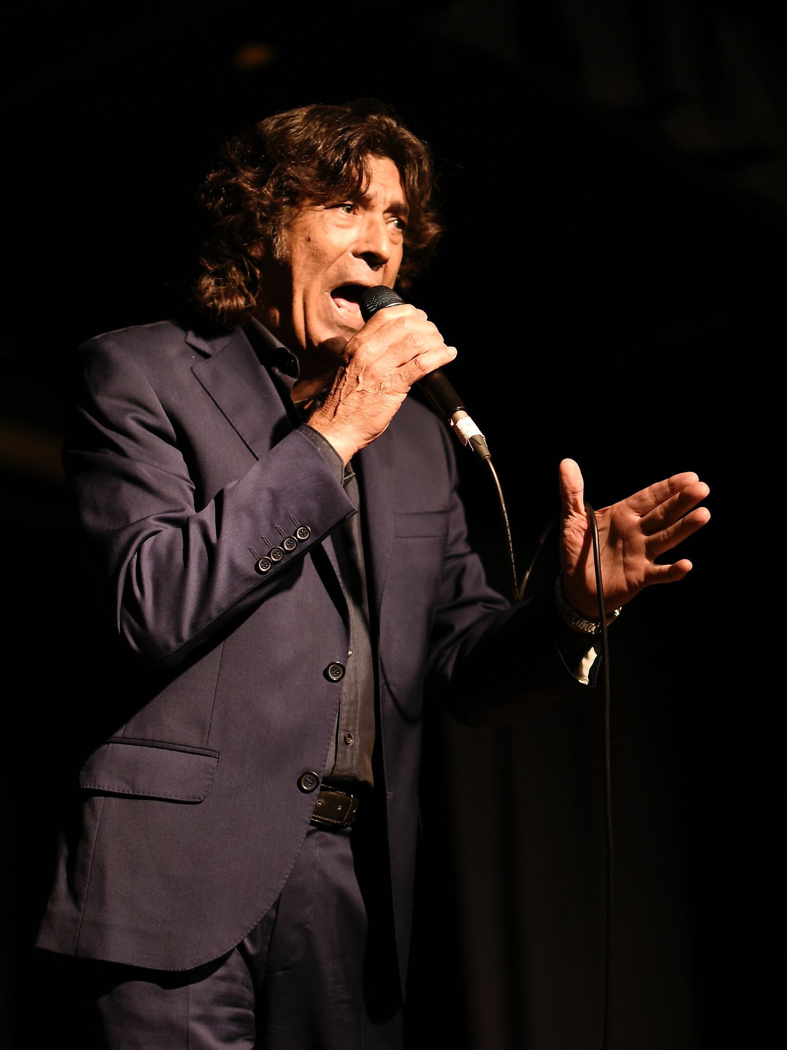 Pepe de Joaquina, en plena actuación.