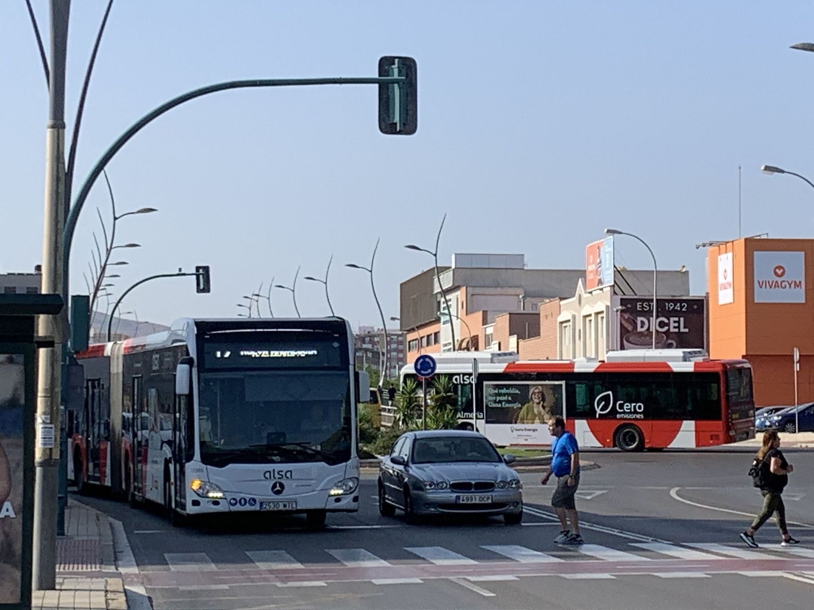 Autobuses urbanos.