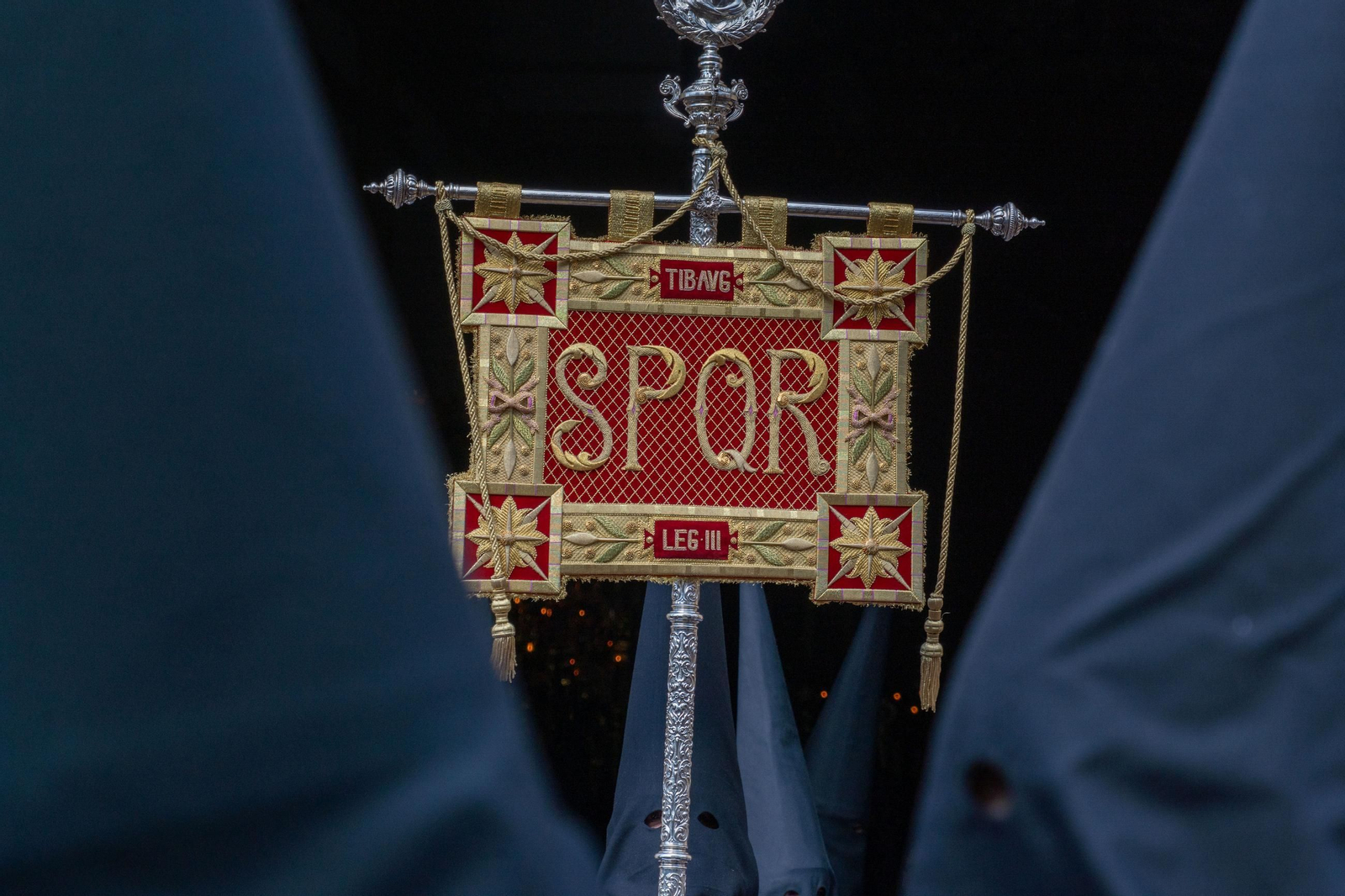 Domingo de Ramos: Imágenes de la procesión de La Sagrada Cena y Maria Santísima del Rosario