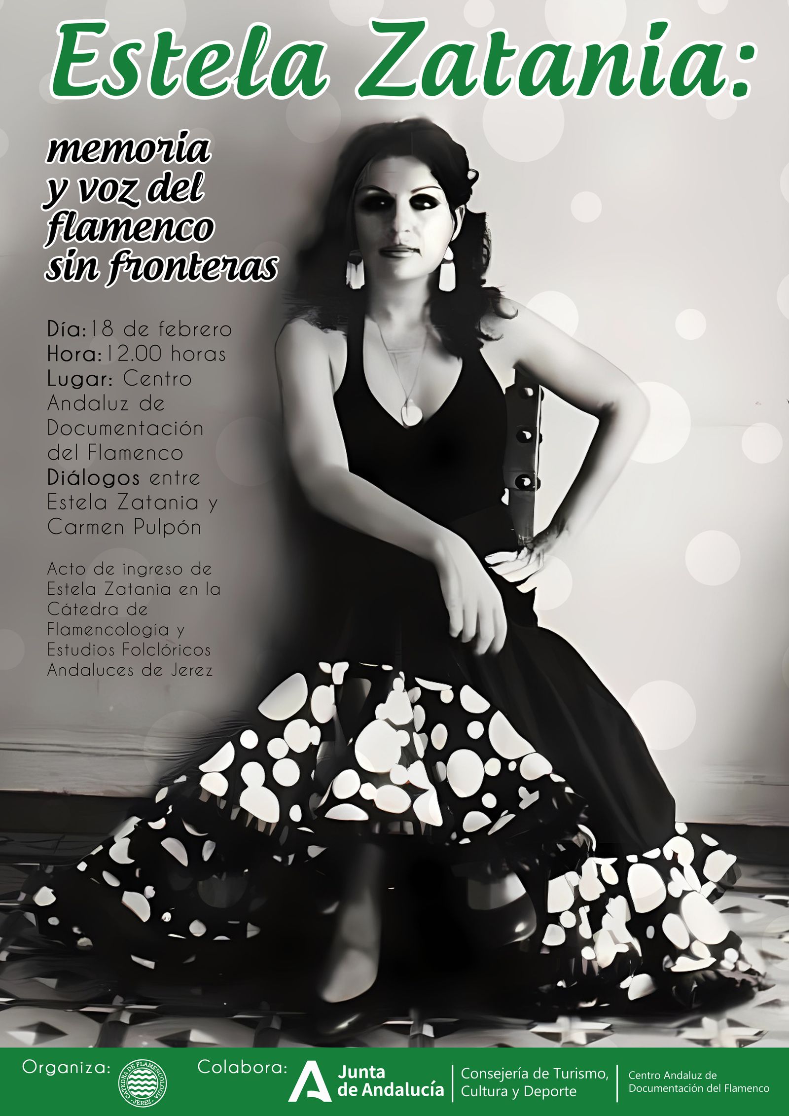 Cartel anunciador del acto.