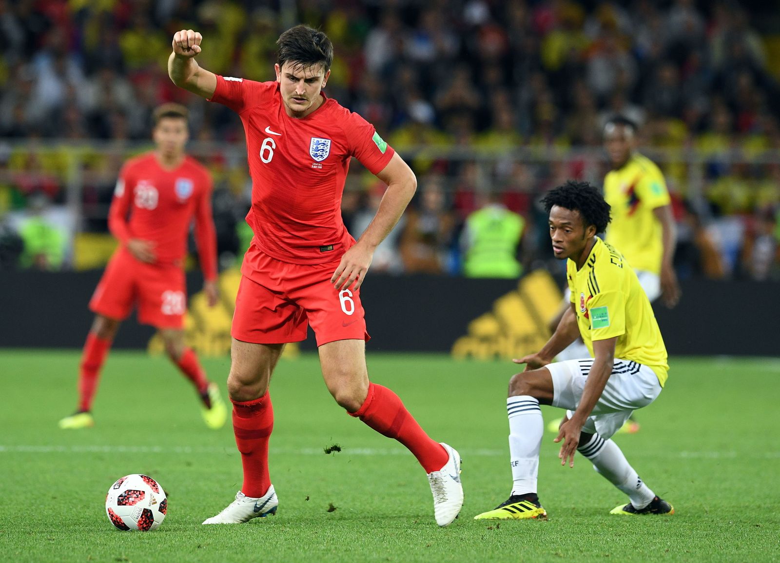 Las imágenes del Colombia-Inglaterra