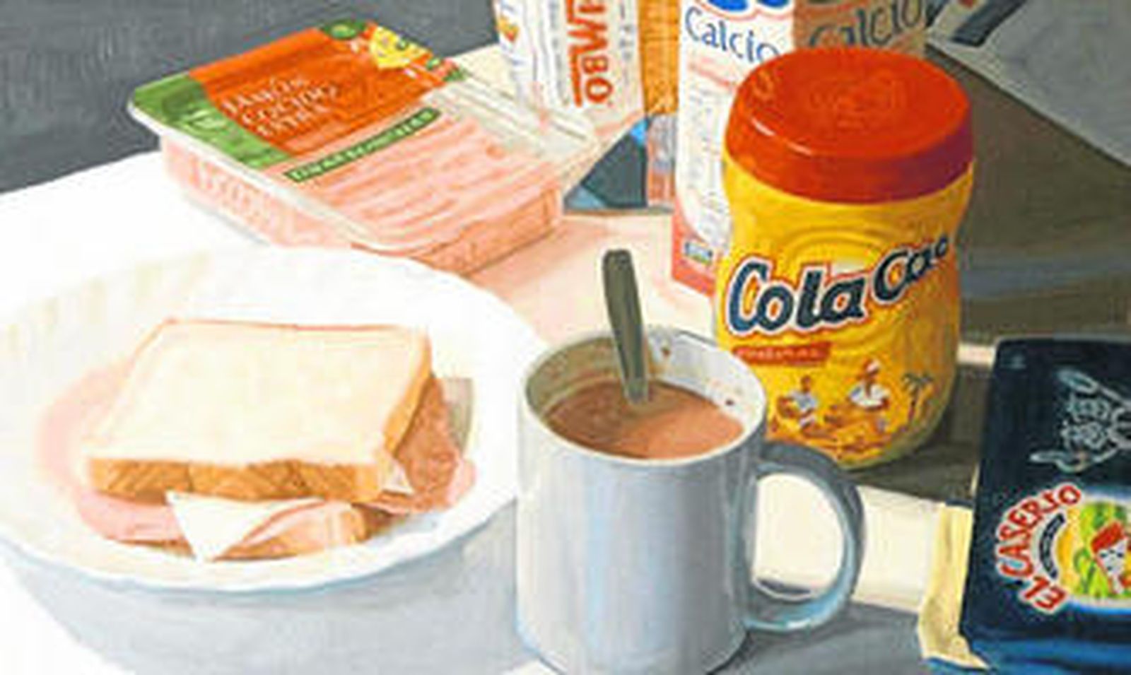 'Comienza un nuevo día', uno de los cuadros de Isaac Cruces.