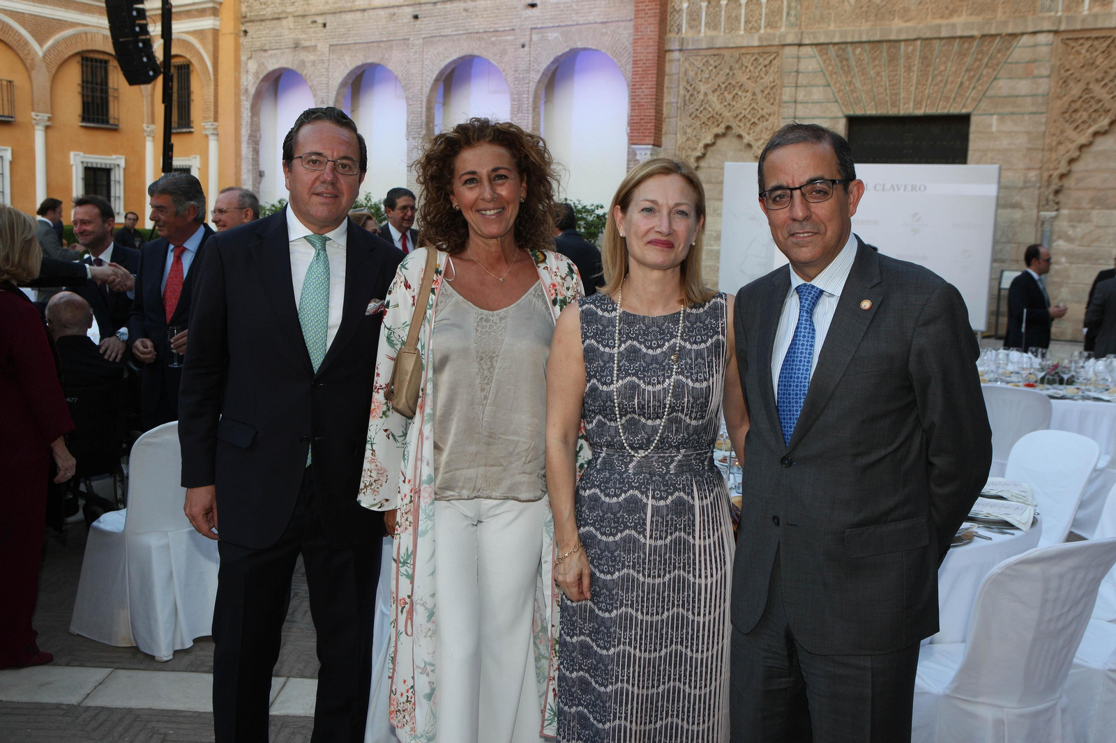 José Antonio García de Tejada, Ana Serrano, Concepción Horgue y Miguel Ángel Castro.