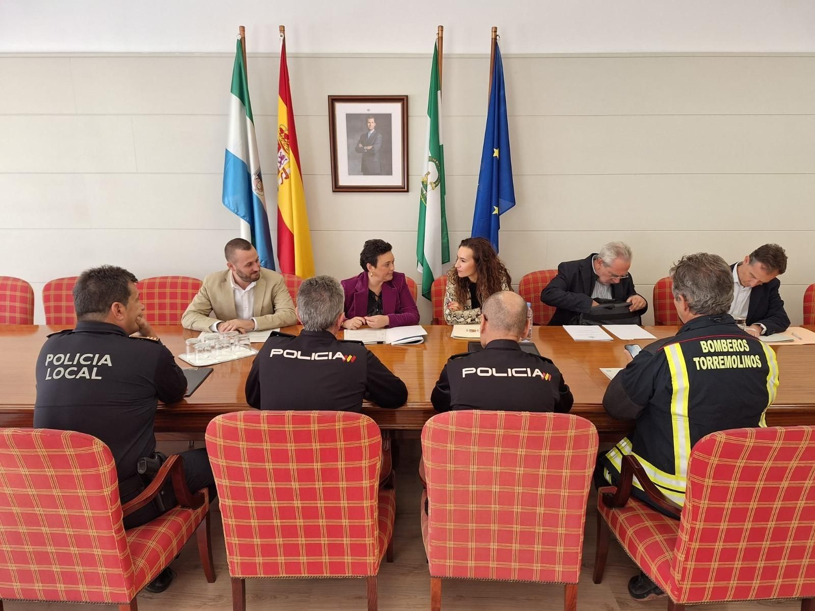 La Junta Local de Seguridad celebrada este jueves.