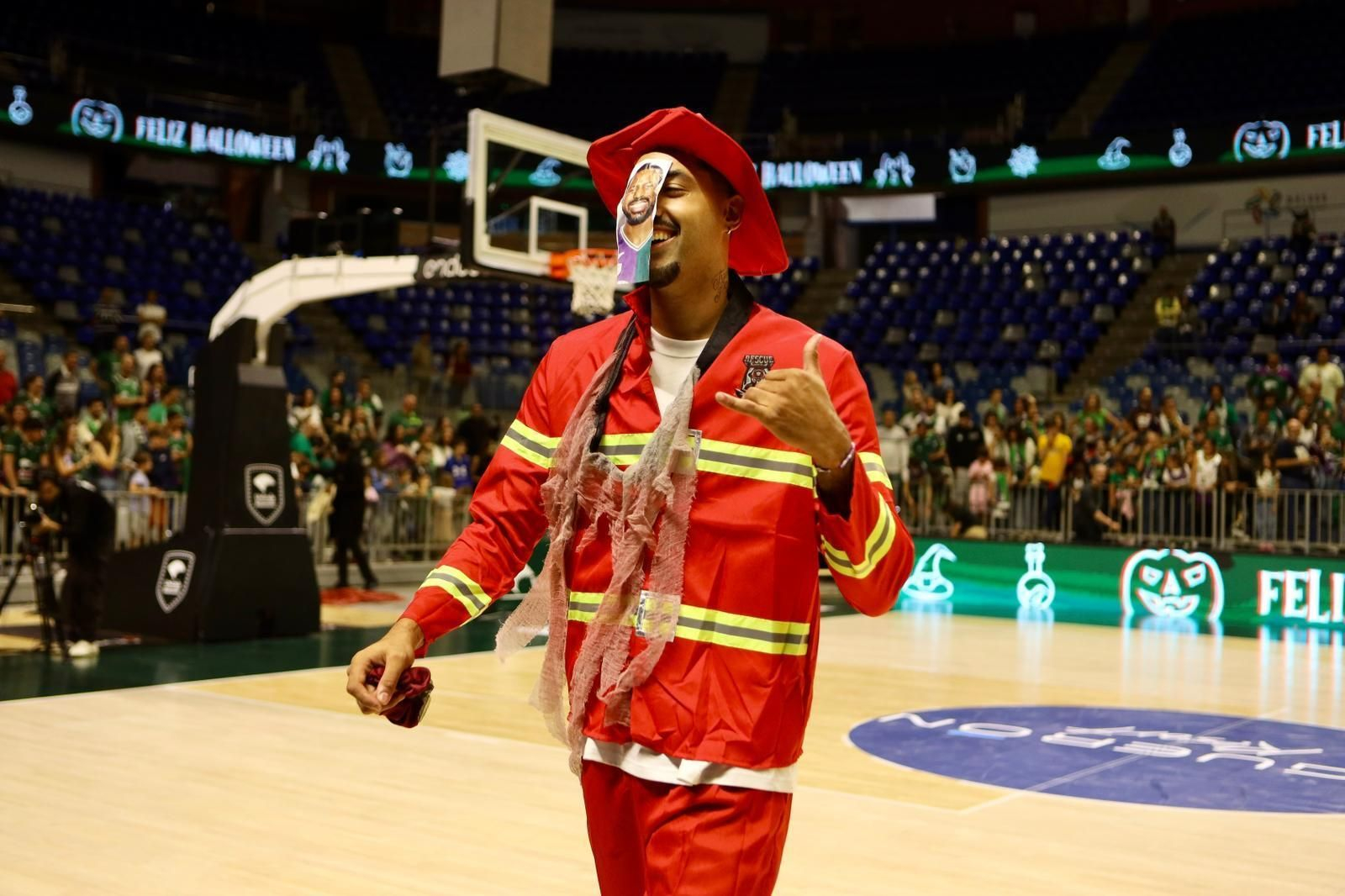 El Halloween del Unicaja, en fotos