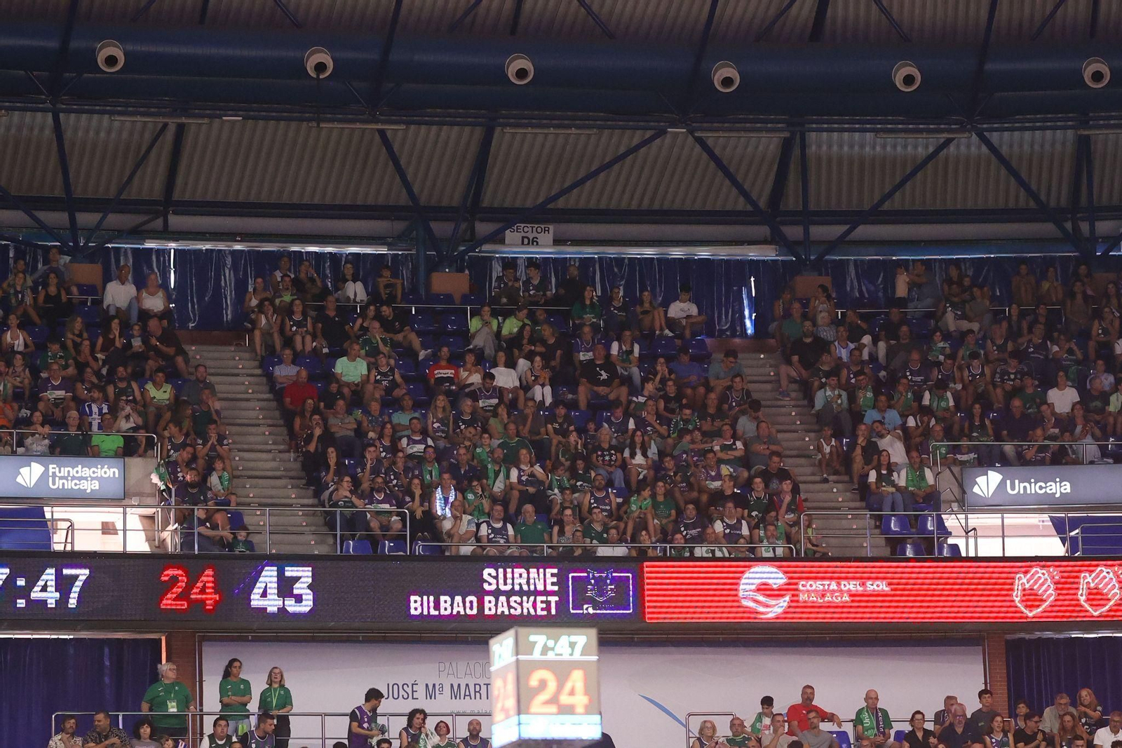 Búscate en el Carpena durante el Unicaja - Bilbao Basket