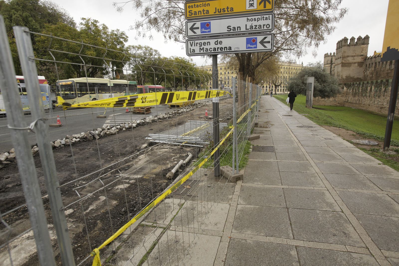 Obras en S.Fco Javier, Torneo y Ronda Histórica