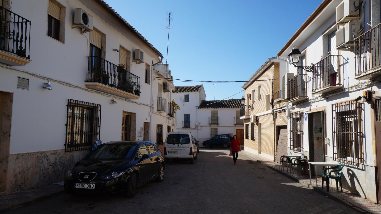 Calle de una aldea de Priego de Córdoba.