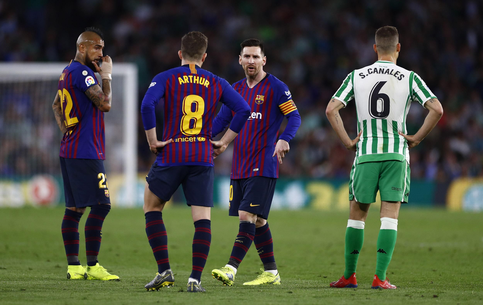 El Betis-Barcelona, en imágenes