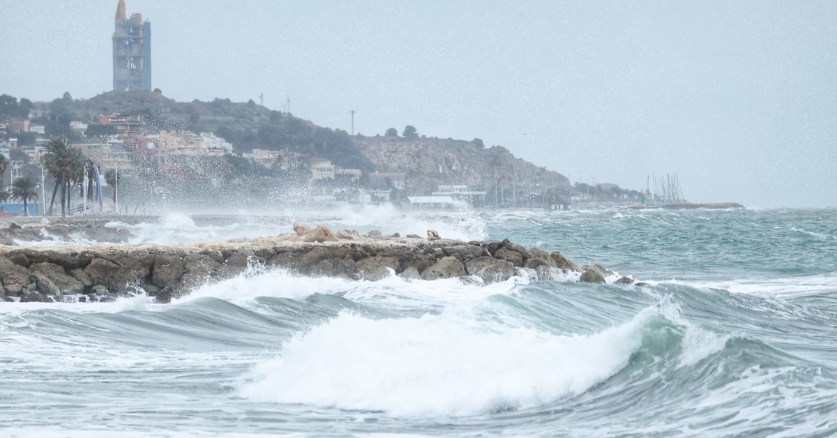La nueva Borrasca Nils pone toda la costa de Málaga en aviso amarillo por viento este miércoles