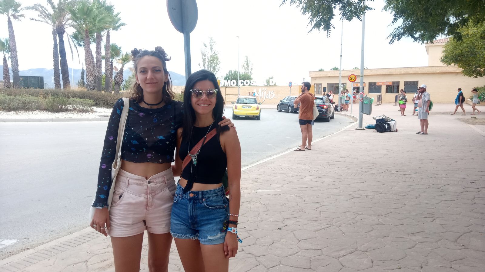 Las barcelonesas Cristina Capote y María Boissom .